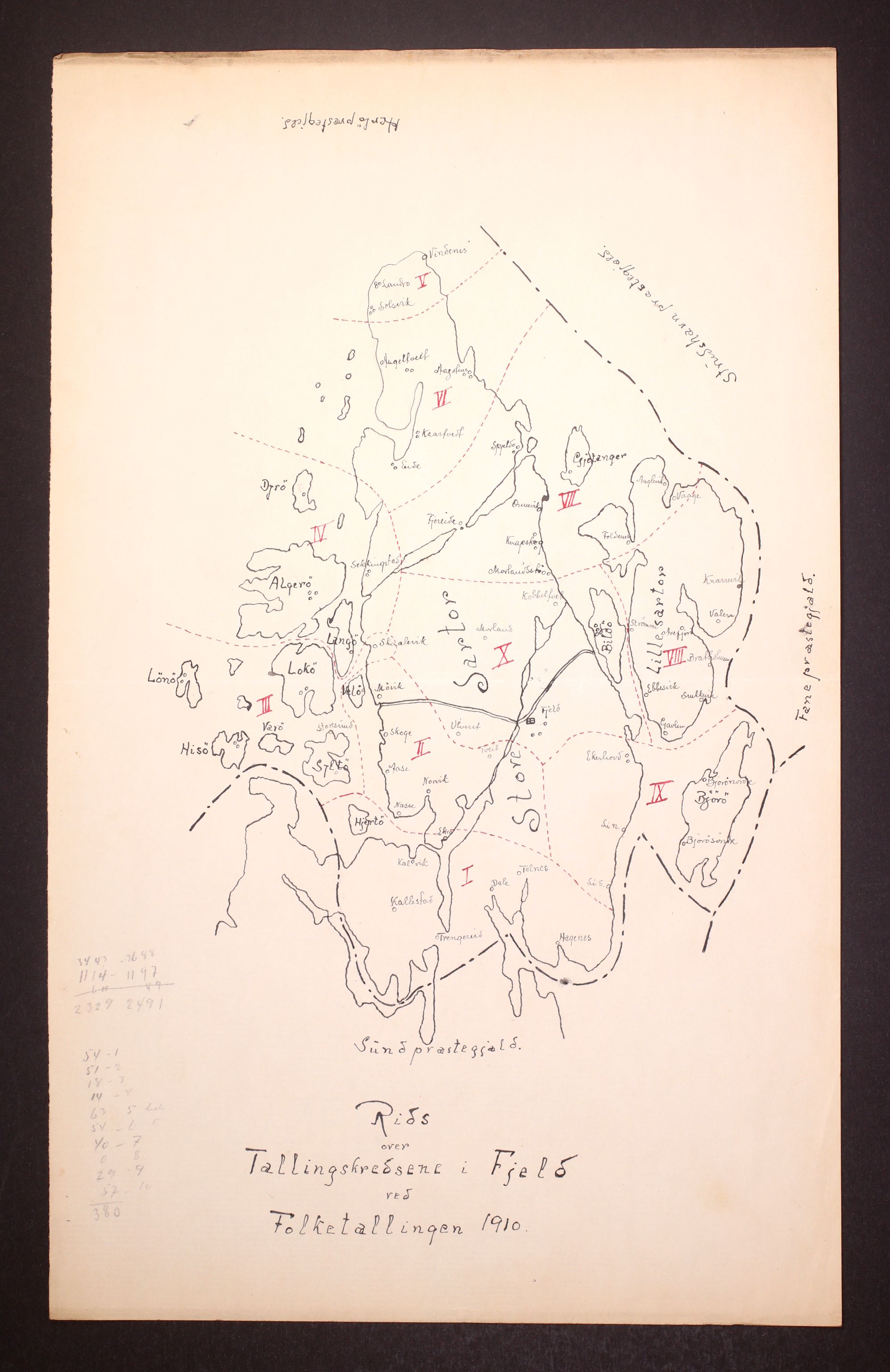 RA, 1910 census for Fjell, 1910, p. 34