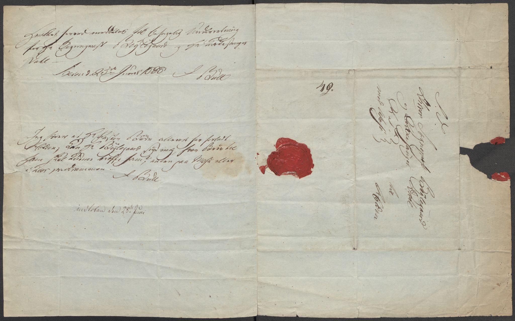 Riksarkivets diplomsamling, RA/EA-5965/F15/L0026: Prestearkiv - Telemark, 1575-1838, p. 215