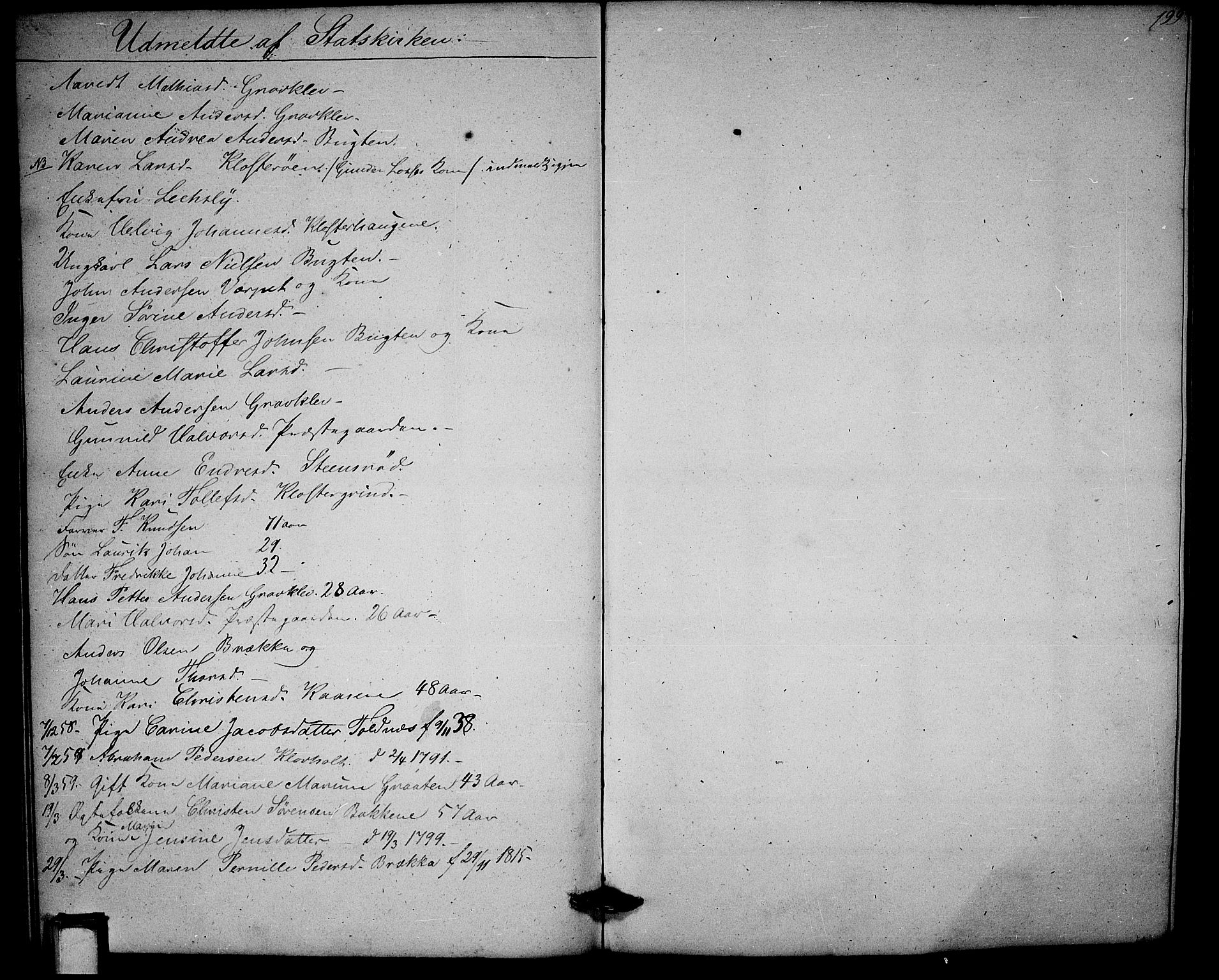 Solum kirkebøker, SAKO/A-306/G/Ga/L0003: Parish register (copy) no. I 3, 1848-1859, p. 199
