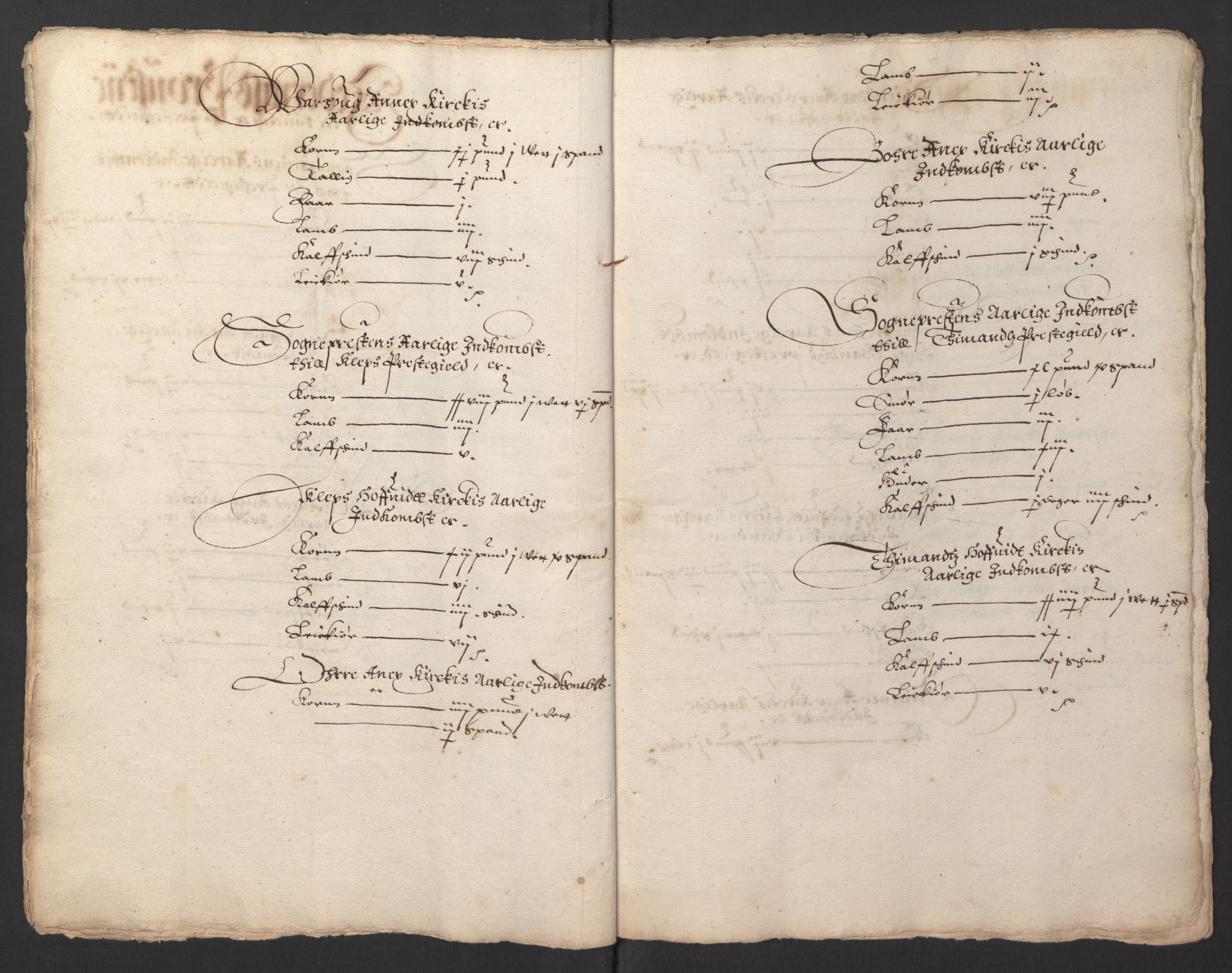 Stattholderembetet 1572-1771, AV/RA-EA-2870/Ek/L0014/0002: Jordebøker til utlikning av rosstjeneste 1624-1626: / Kirke- og prestebolsinntekter i Stavanger bispedømme, 1625, p. 15