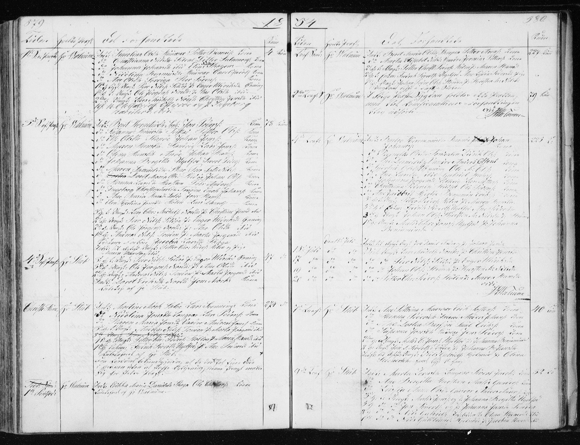 Ministerialprotokoller, klokkerbøker og fødselsregistre - Nordland, SAT/A-1459/834/L0511: Parish register (copy) no. 834C02, 1848-1862, p. 579-580