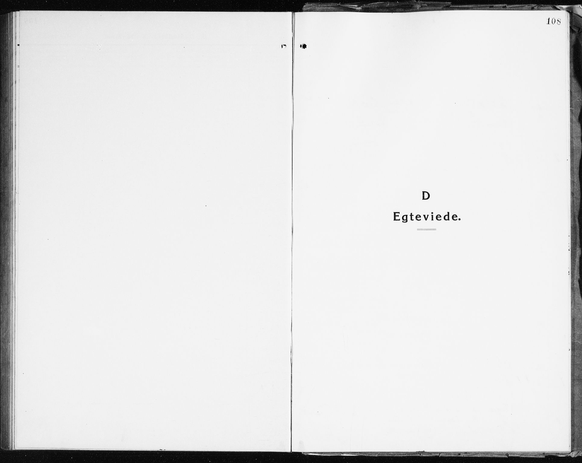 Holt sokneprestkontor, SAK/1111-0021/F/Fb/L0012: Parish register (copy) no. B 12, 1919-1944, p. 108