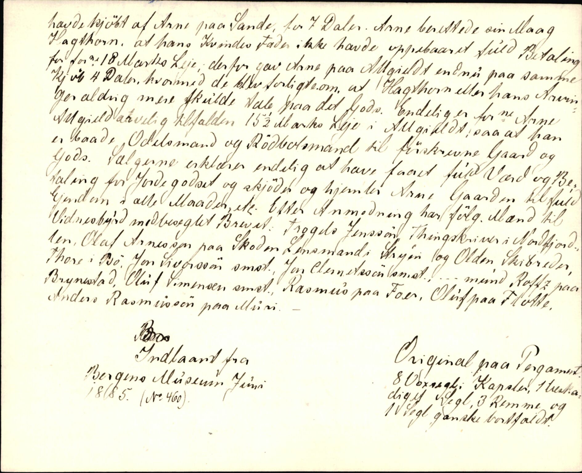 Riksarkivets diplomsamling, AV/RA-EA-5965/F35/F35d/L0002: Innlånte diplomer, seddelregister, 1592-1620, p. 490