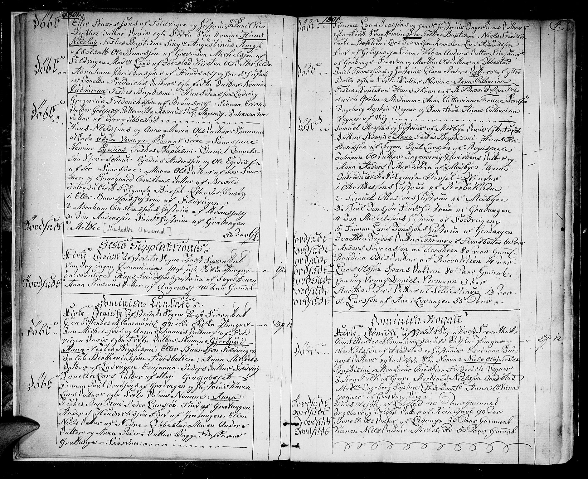Ibestad sokneprestembete, AV/SATØ-S-0077/H/Ha/Haa/L0004kirke: Parish register (official) no. 4, 1801-1824, p. 4