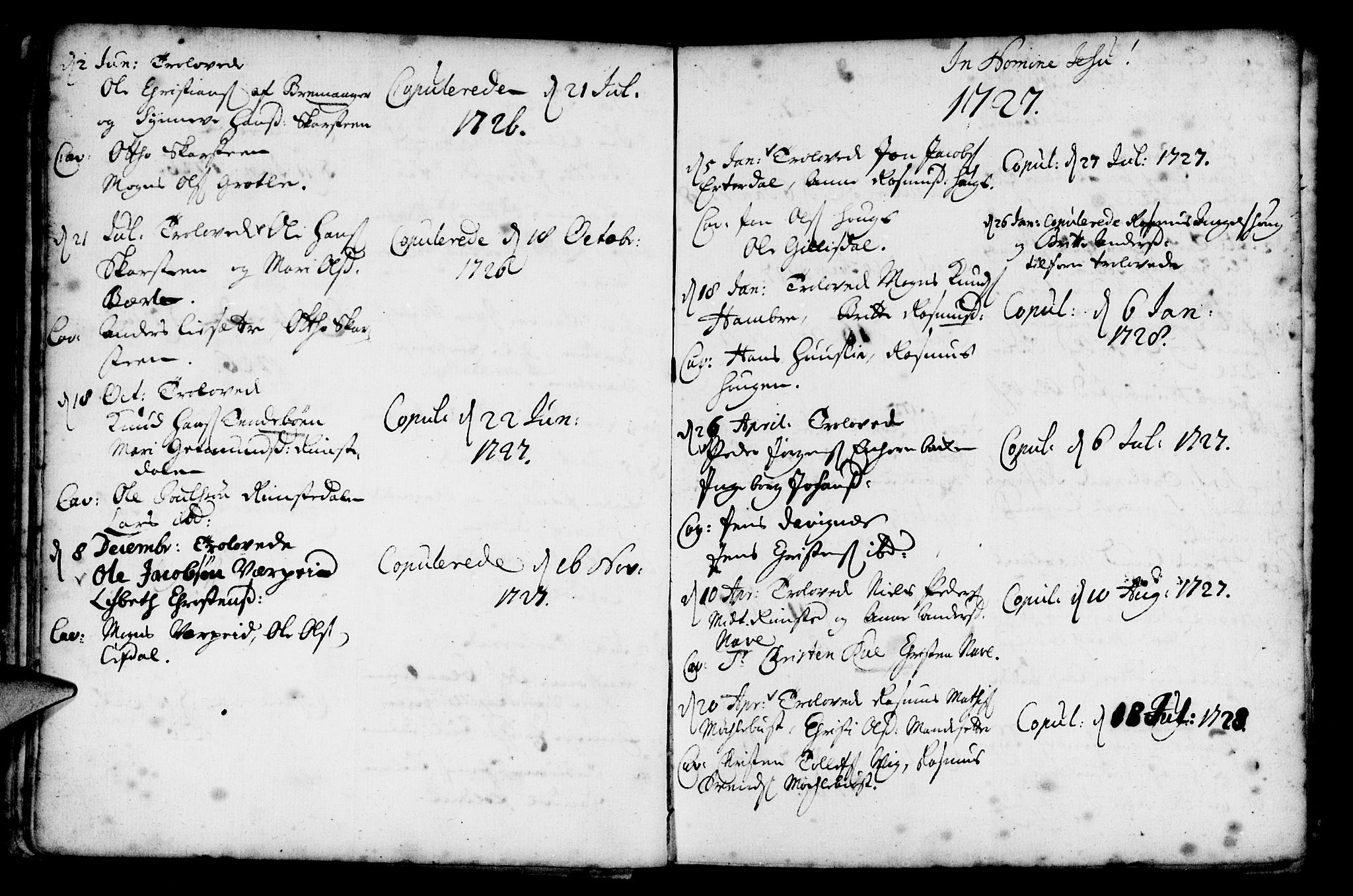 Davik sokneprestembete, AV/SAB-A-79701/H/Haa/Haaa/L0001: Parish register (official) no. A 1, 1710-1742, p. 23