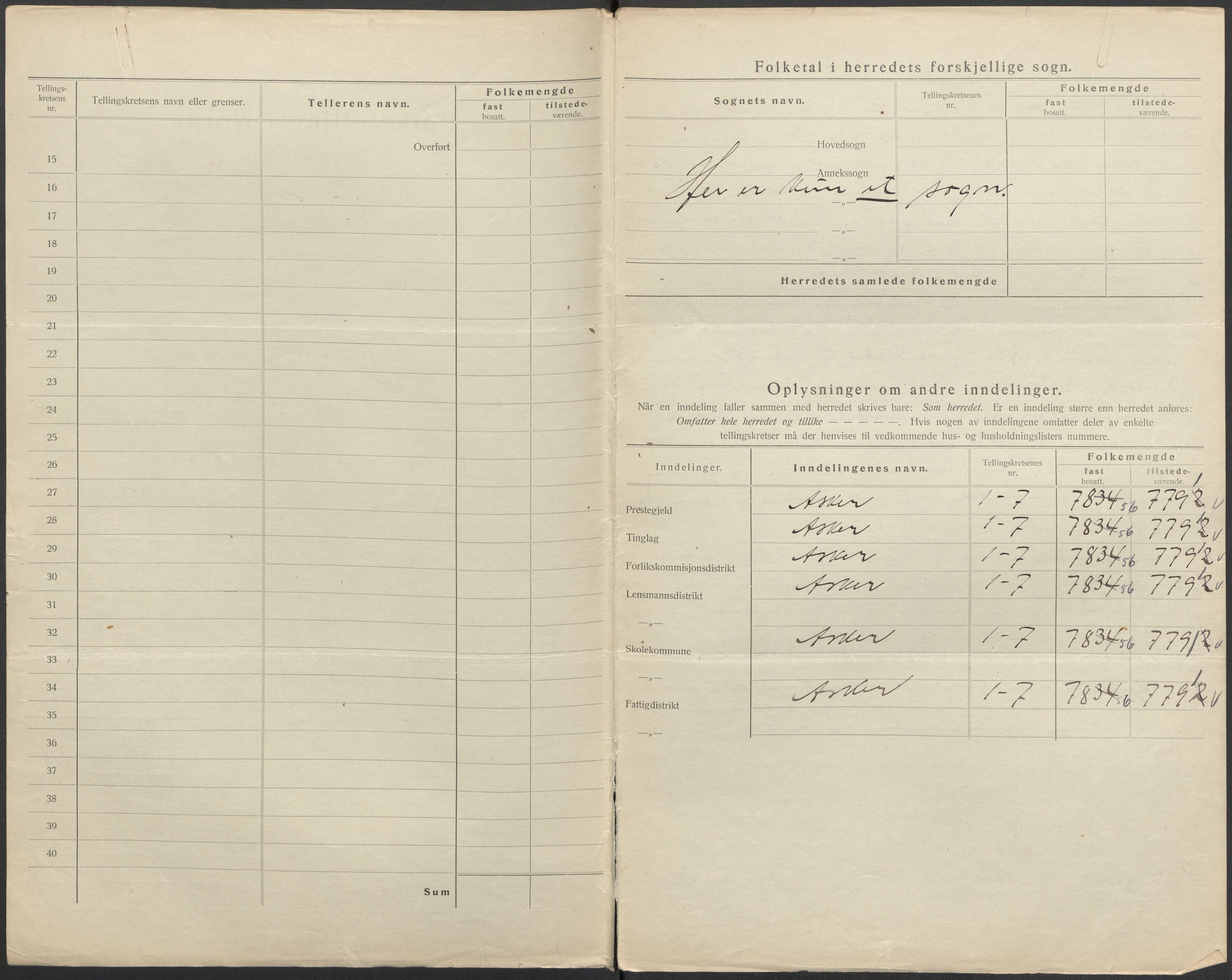 SAO, 1920 census for Asker, 1920, p. 3