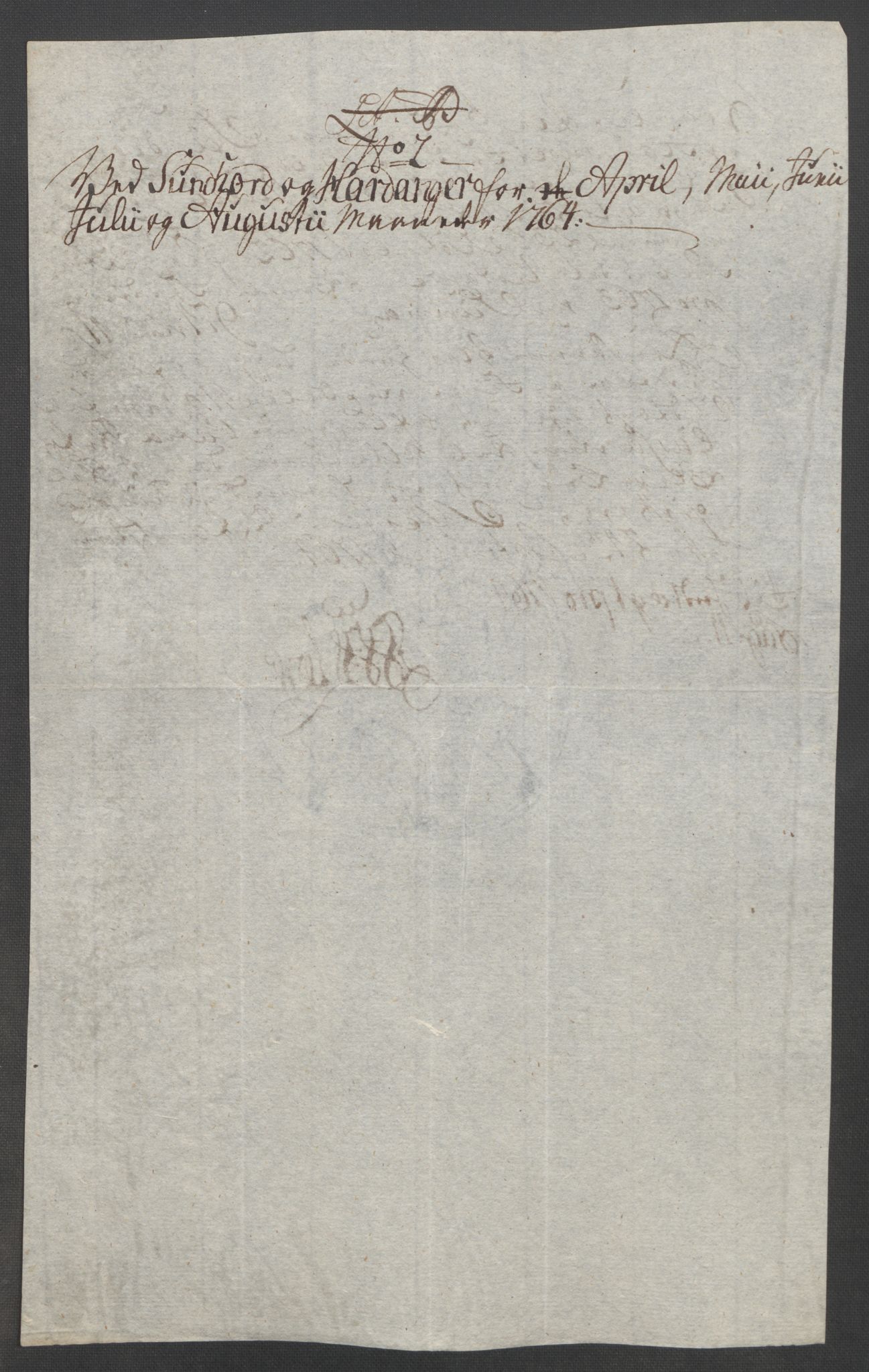 Rentekammeret inntil 1814, Reviderte regnskaper, Fogderegnskap, AV/RA-EA-4092/R48/L3136: Ekstraskatten Sunnhordland og Hardanger, 1762-1772, p. 77