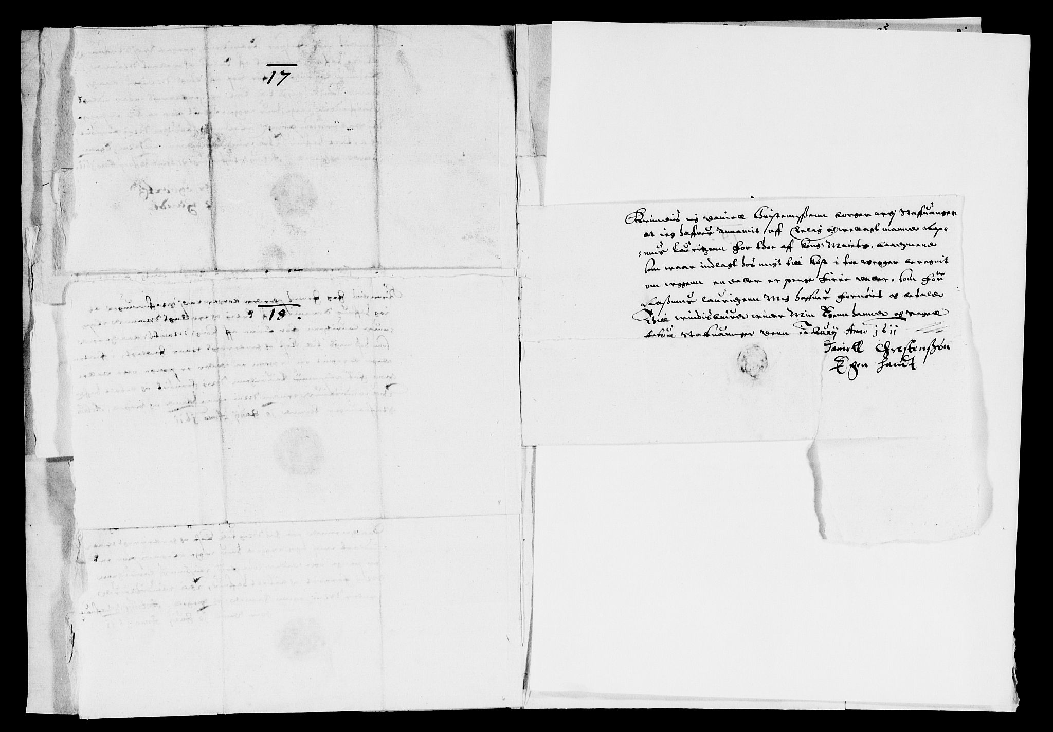 Rentekammeret inntil 1814, Reviderte regnskaper, Lensregnskaper, AV/RA-EA-5023/R/Rb/Rbs/L0002: Stavanger len, 1605-1611