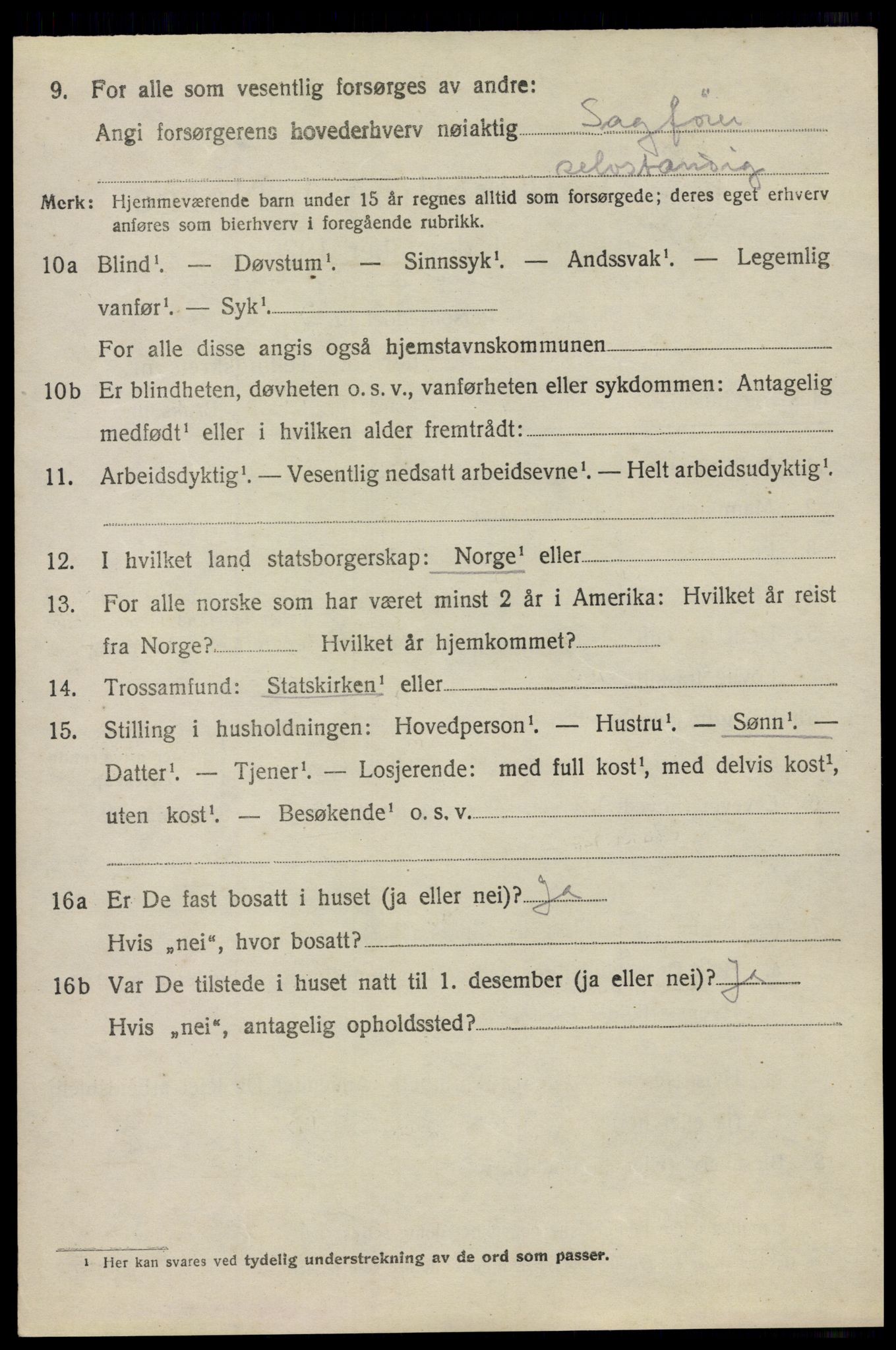 SAO, 1920 census for Bærum, 1920, p. 20017