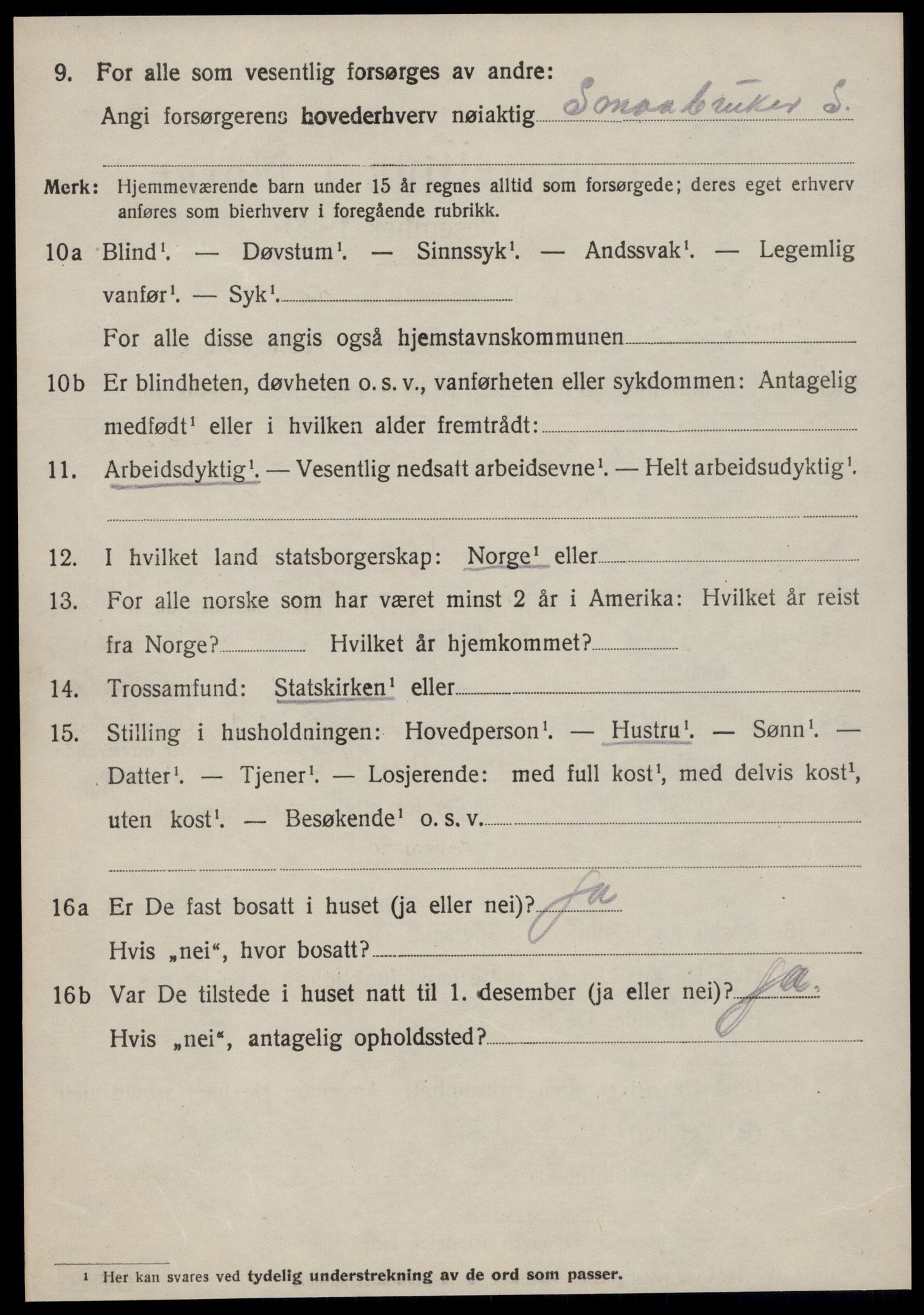 SAT, 1920 census for Ørskog, 1920, p. 4199