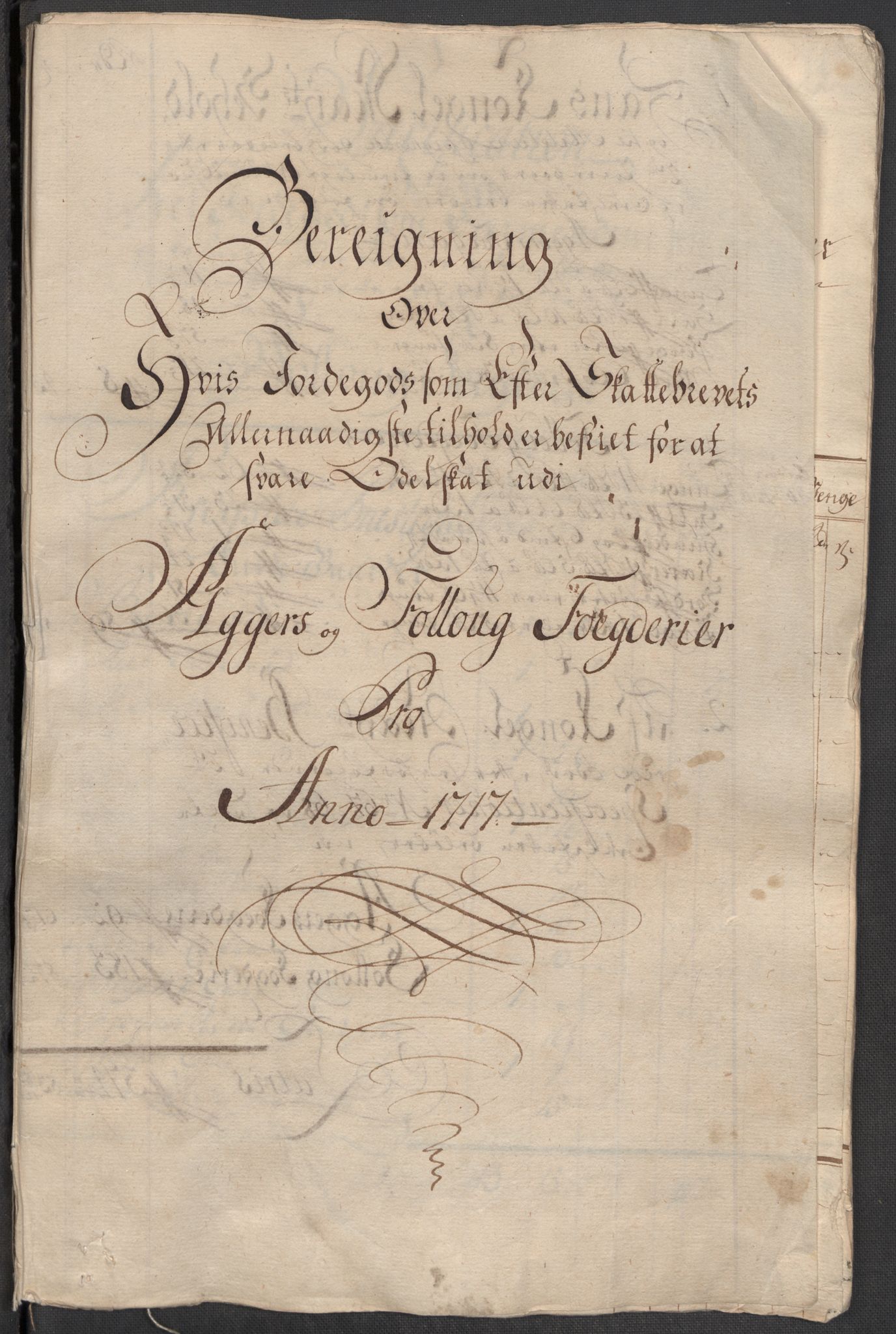 Rentekammeret inntil 1814, Reviderte regnskaper, Fogderegnskap, RA/EA-4092/R10/L0455: Fogderegnskap Aker og Follo, 1717, p. 331