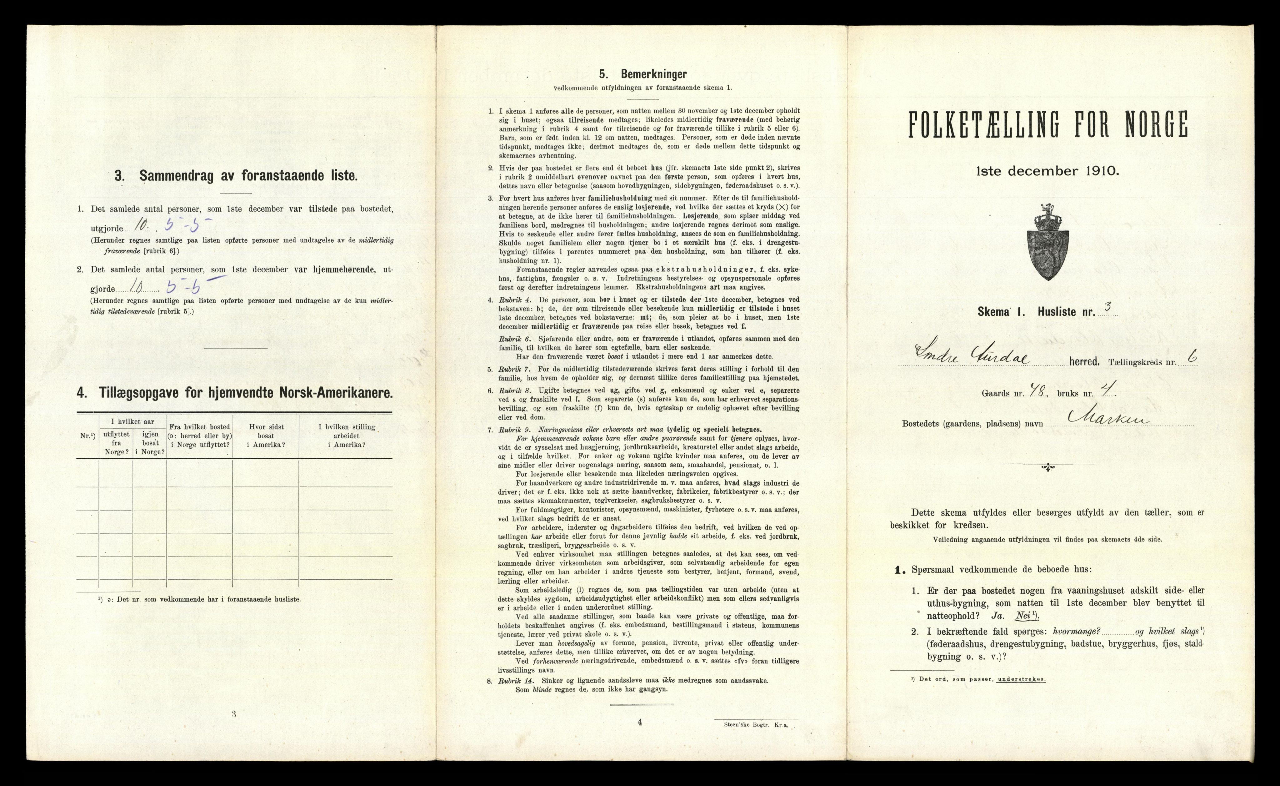 RA, 1910 census for Sør-Aurdal, 1910, p. 673