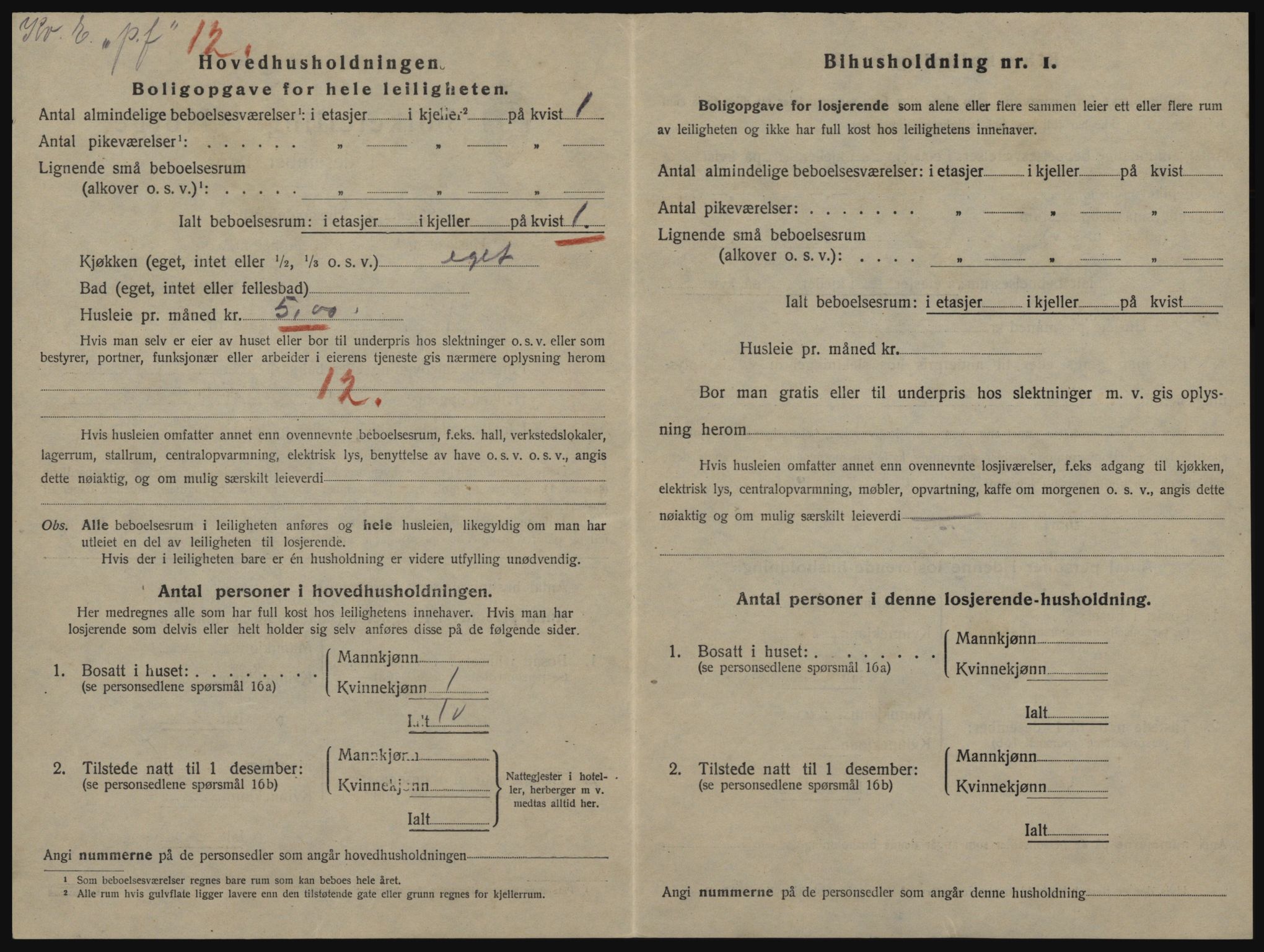 SAO, 1920 census for Drøbak, 1920, p. 1022