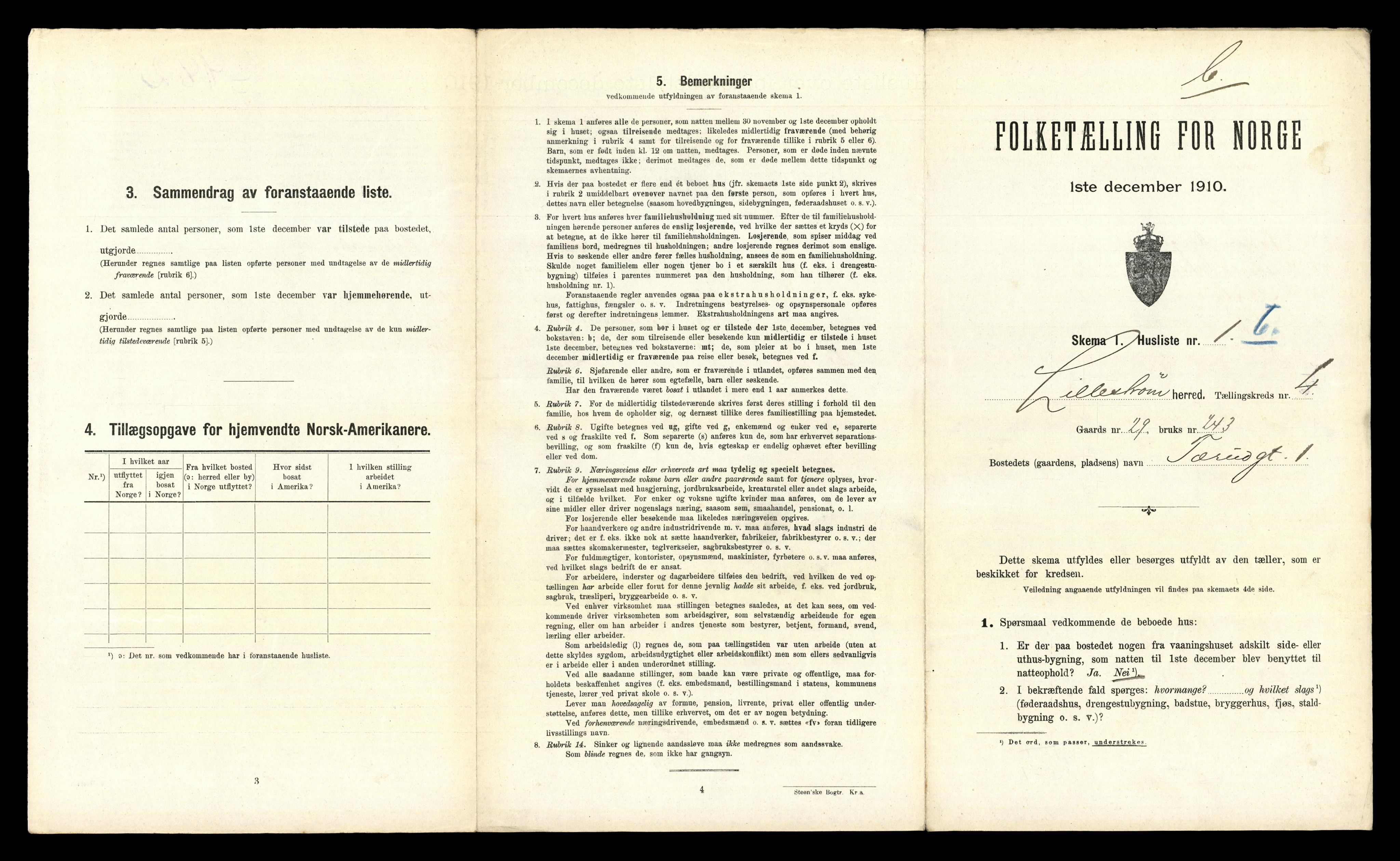 RA, 1910 census for Lillestrøm, 1910, p. 803