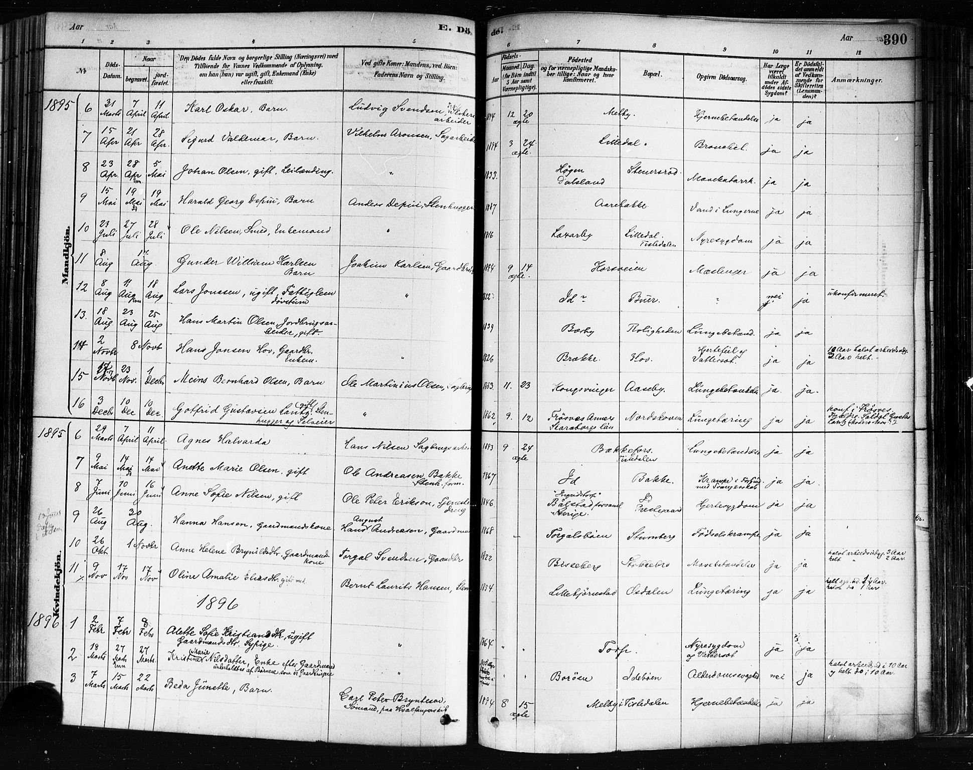 Idd prestekontor Kirkebøker, SAO/A-10911/F/Fc/L0006b: Parish register (official) no. III 6B, 1878-1903, p. 390