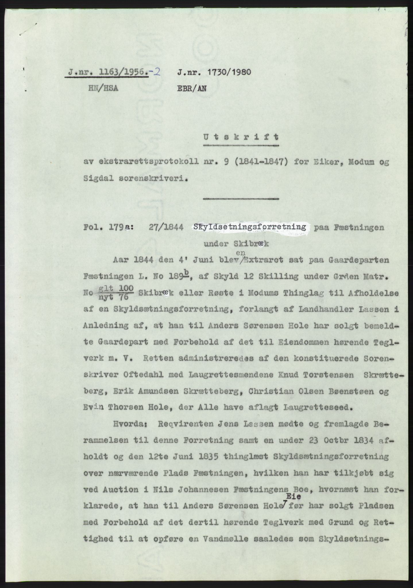 Statsarkivet i Kongsberg, SAKO/A-0001, 1956, p. 374