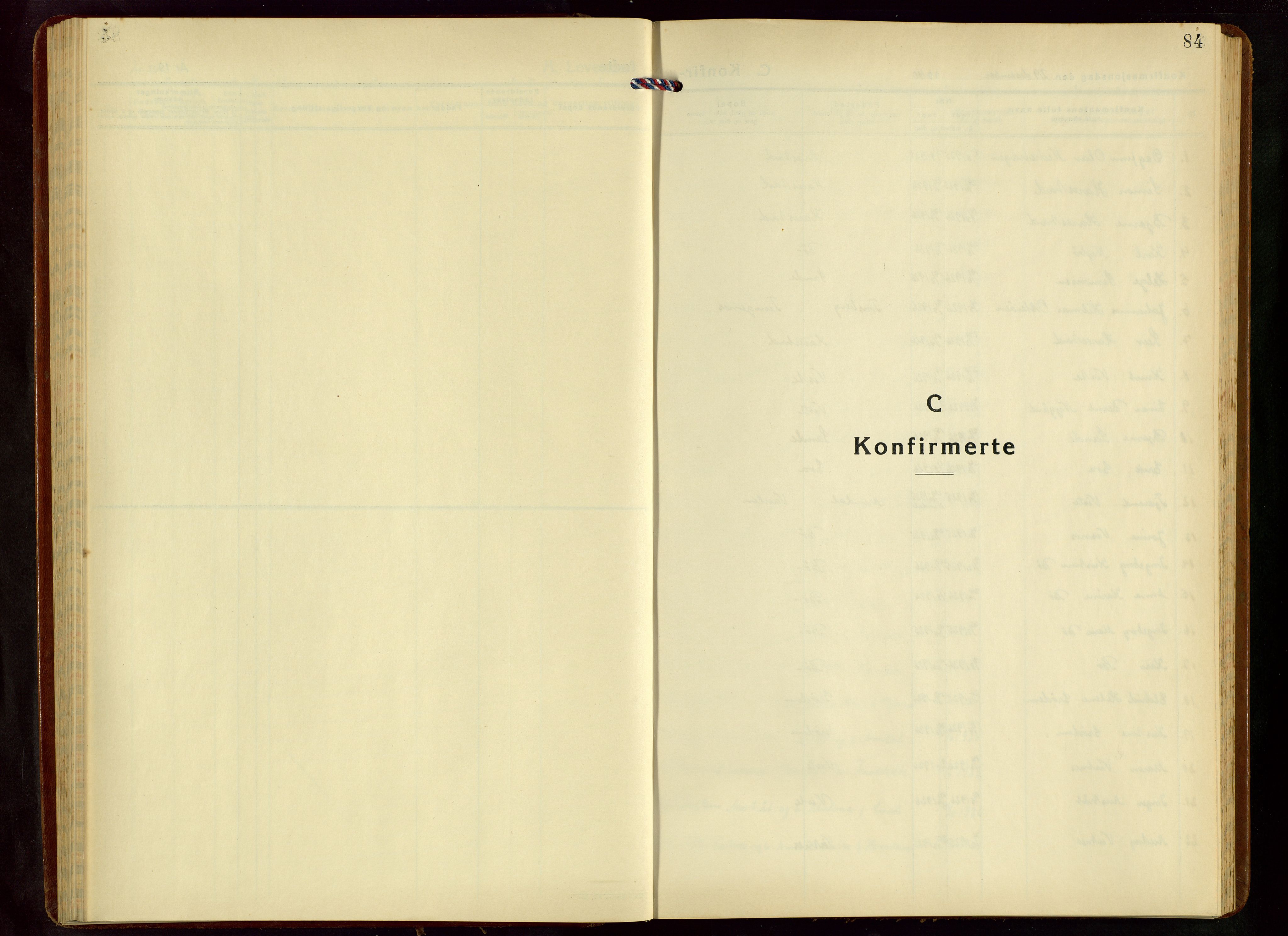 Hetland sokneprestkontor, SAST/A-101826/30/30BB/L0015: Parish register (copy) no. B 15, 1940-1955, p. 84