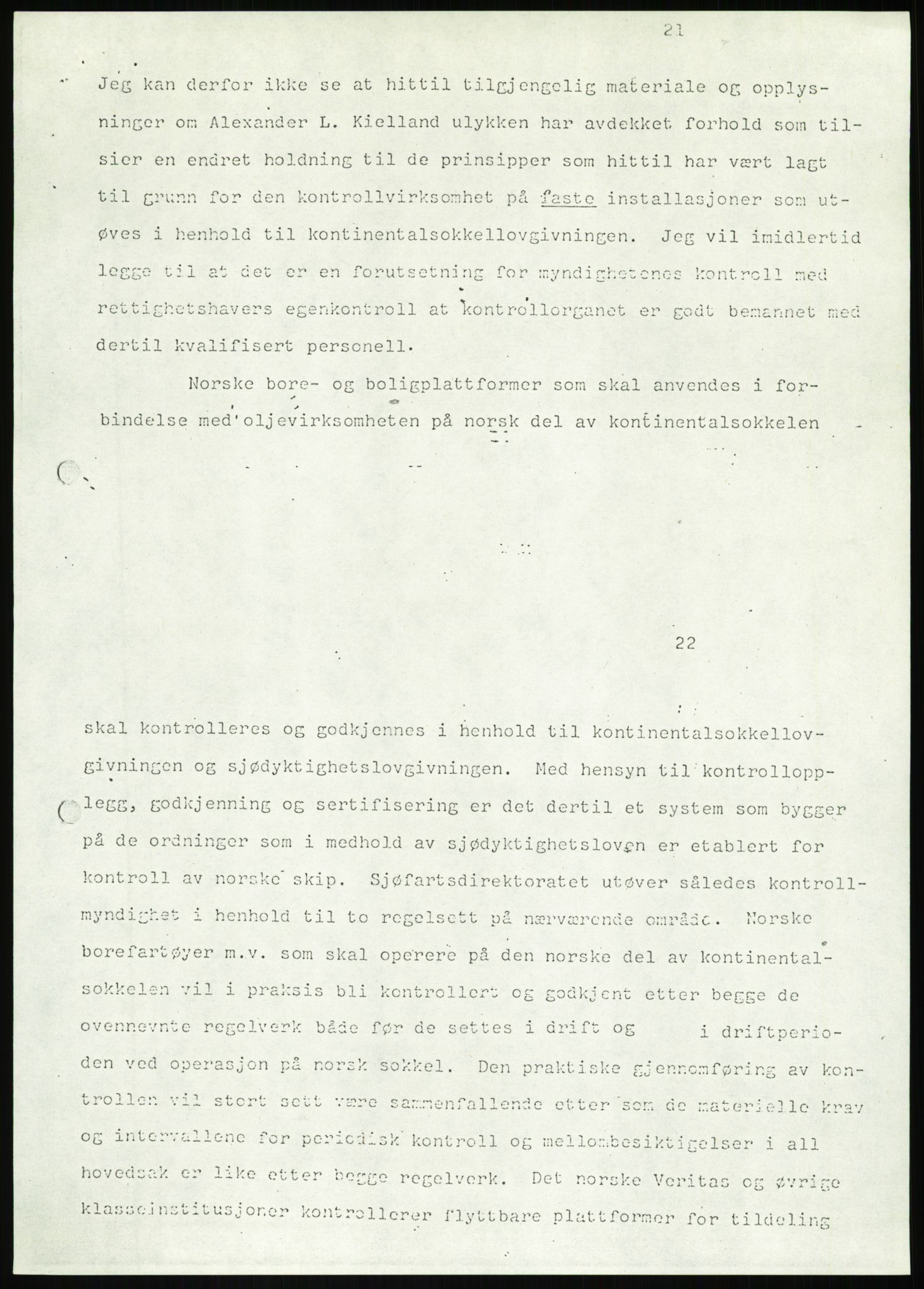 Justisdepartementet, Granskningskommisjonen ved Alexander Kielland-ulykken 27.3.1980, AV/RA-S-1165/D/L0013: H Sjøfartsdirektoratet og Skipskontrollen (H25-H43, H45, H47-H48, H50, H52)/I Det norske Veritas (I34, I41, I47), 1980-1981, p. 39