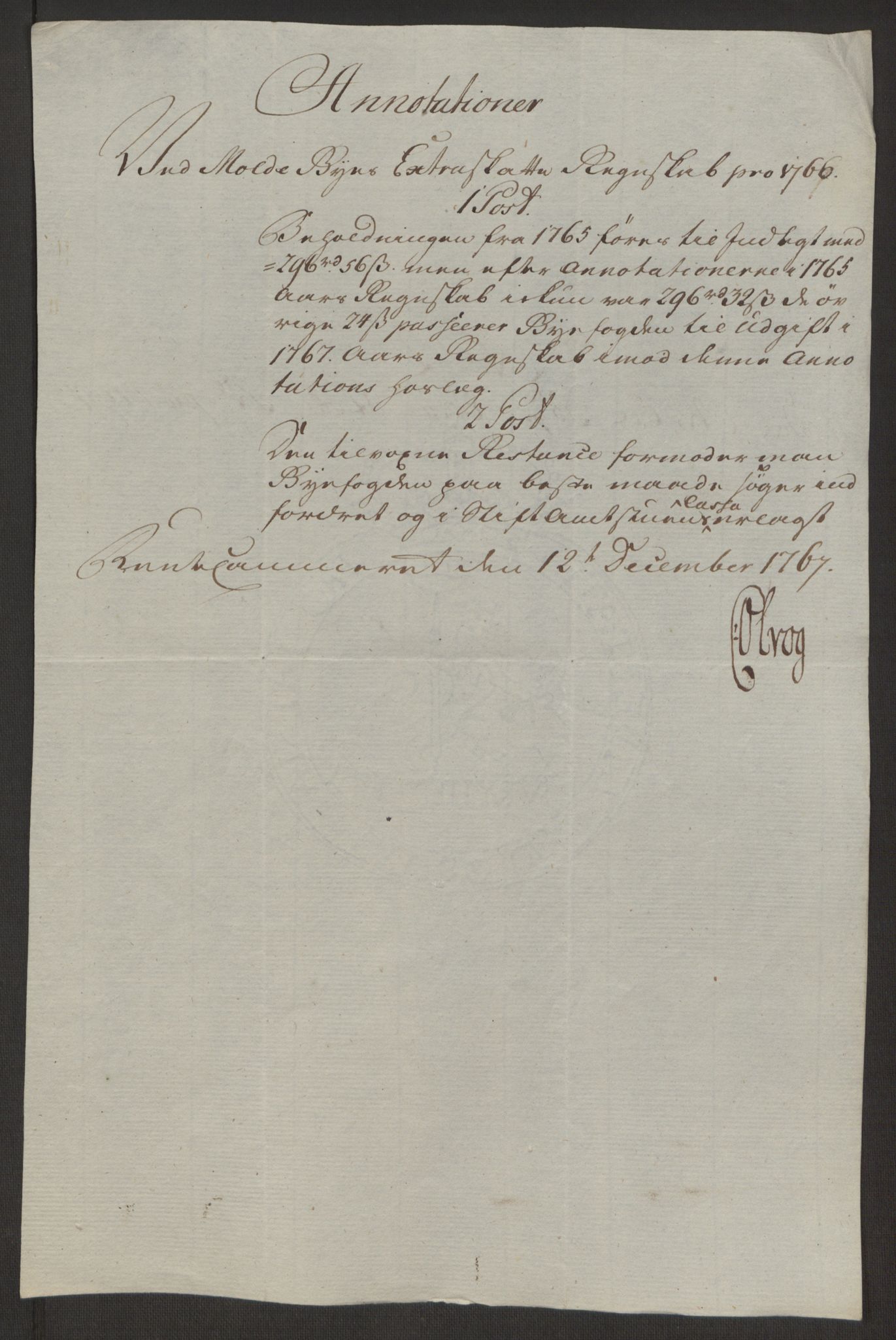 Rentekammeret inntil 1814, Reviderte regnskaper, Byregnskaper, RA/EA-4066/R/Rq/L0487/0004: [Q1] Kontribusjonsregnskap / Ekstraskatt, 1762-1772, p. 151