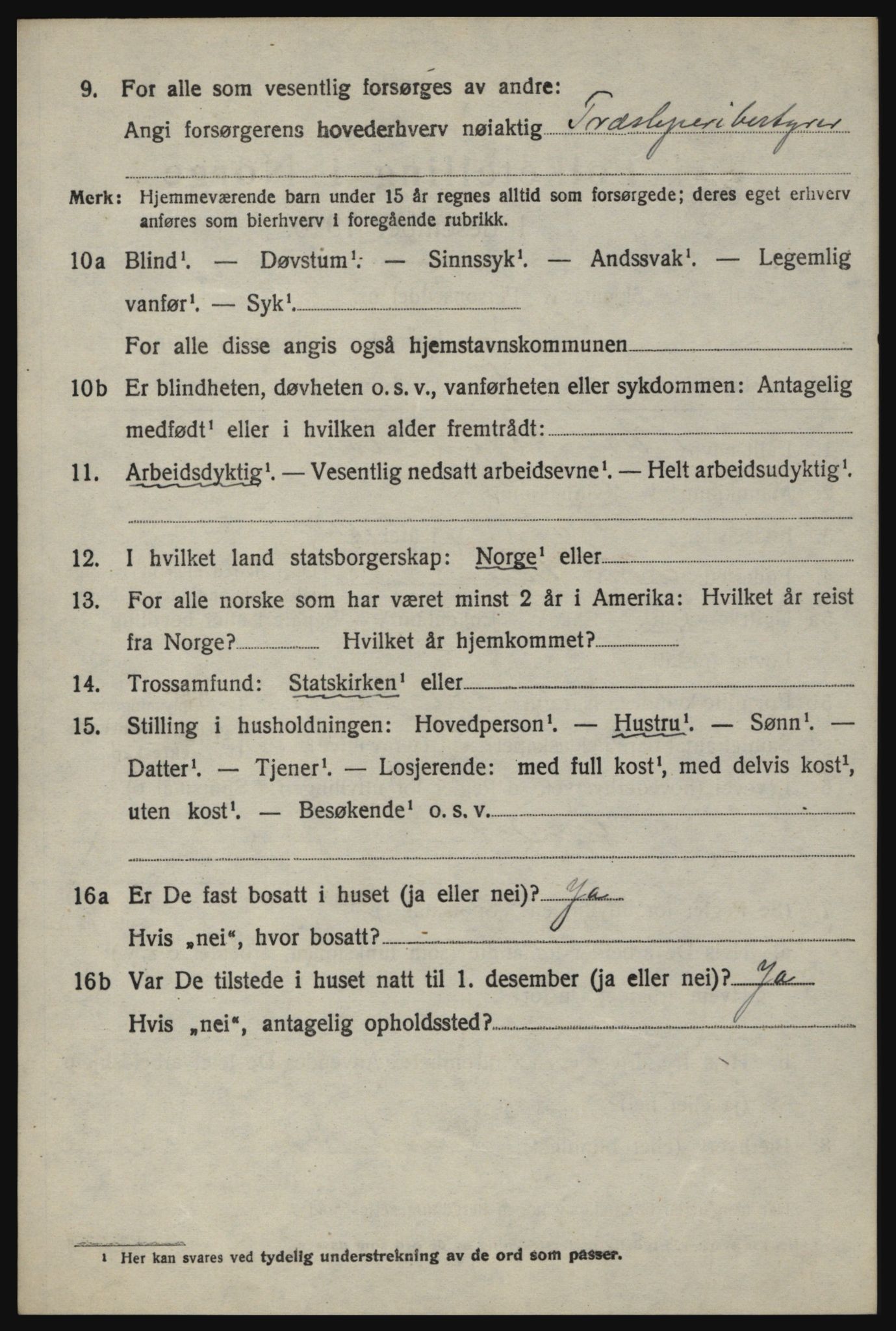 SAO, 1920 census for Idd, 1920, p. 2345