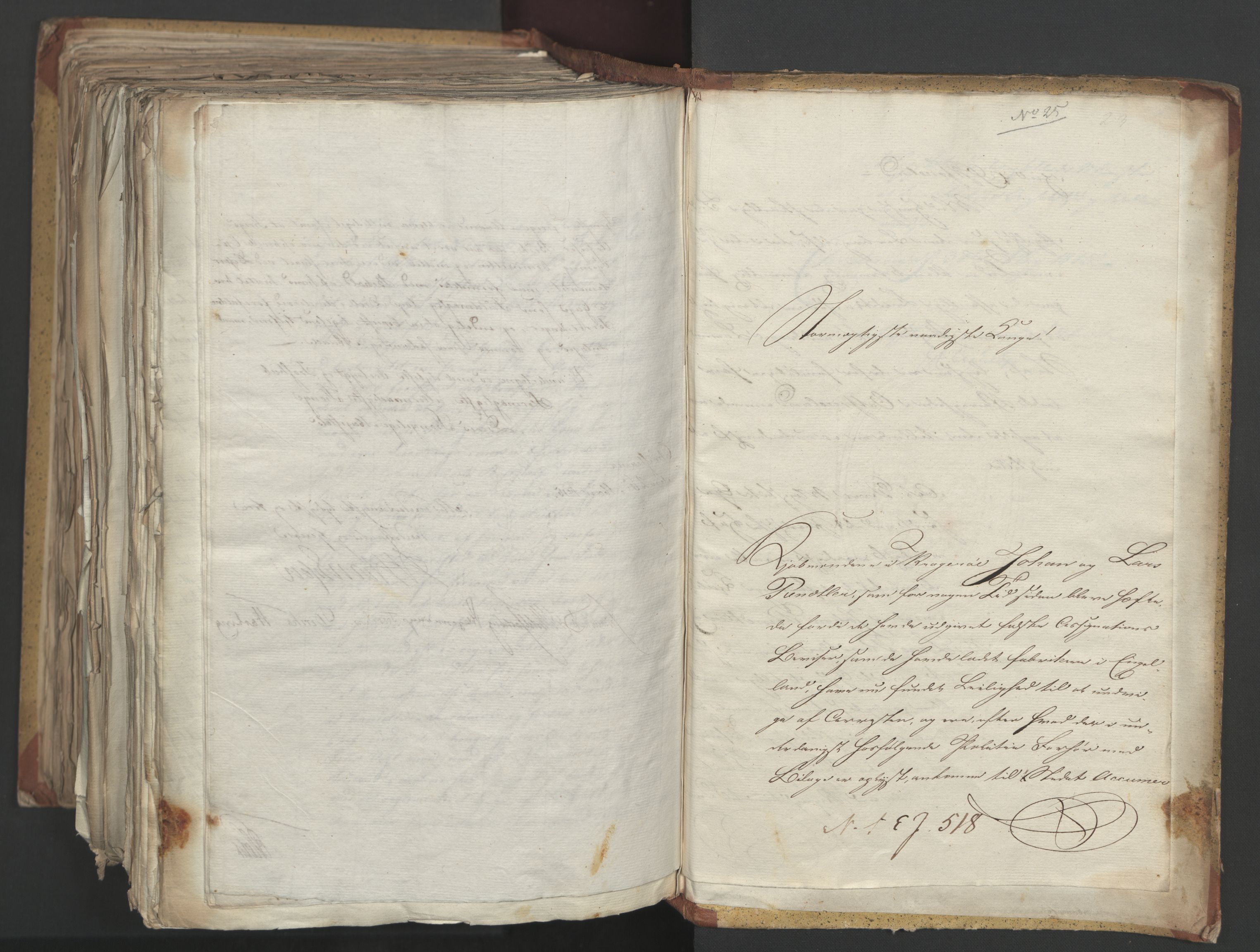 Statsrådsavdelingen i Stockholm, AV/RA-S-1003/D/Da/L0002: Regjeringsinnstillinger nr. 263-518, 1815, p. 567
