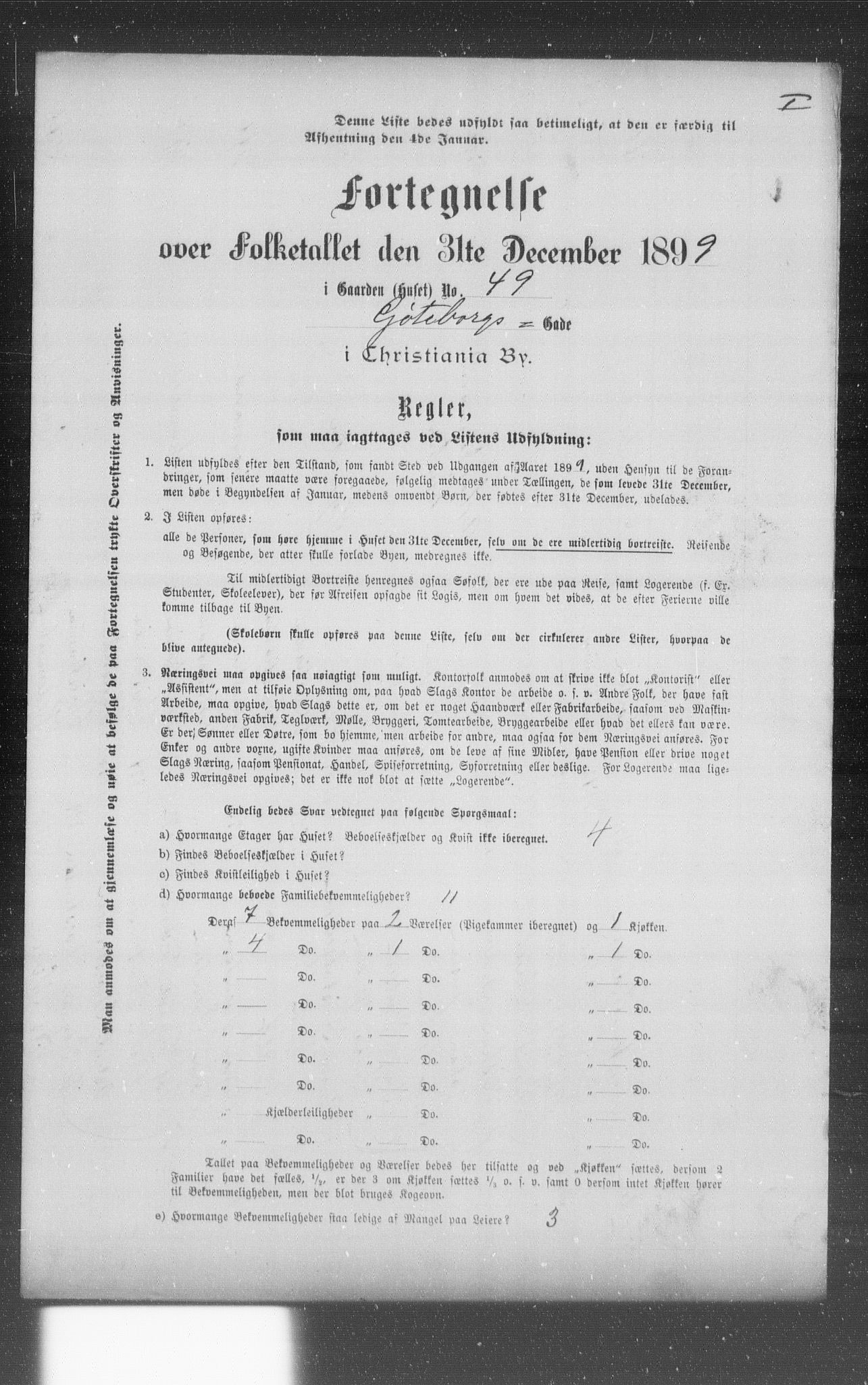 OBA, Municipal Census 1899 for Kristiania, 1899, p. 4503