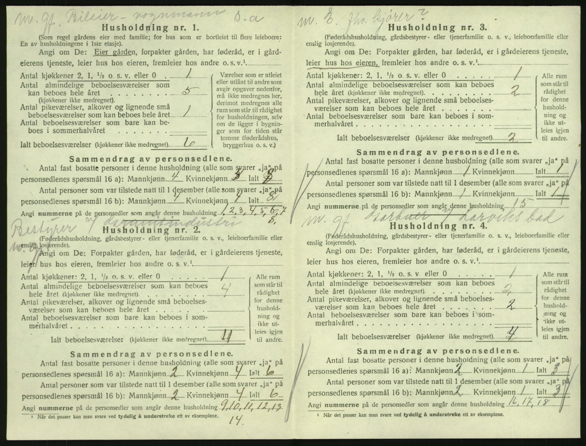 SAKO, 1920 census for Hedrum, 1920, p. 476