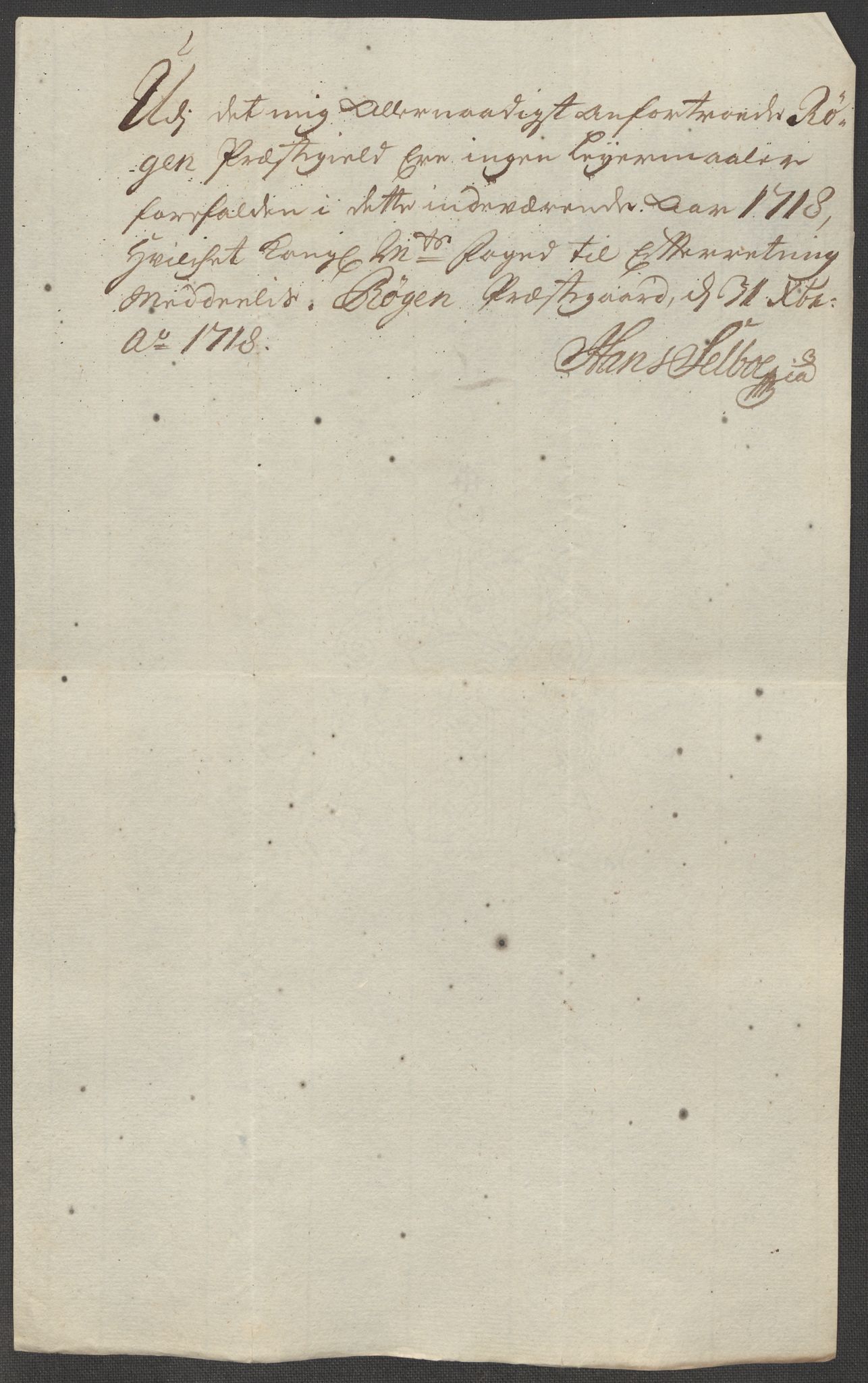 Rentekammeret inntil 1814, Reviderte regnskaper, Fogderegnskap, AV/RA-EA-4092/R31/L1712: Fogderegnskap Hurum, Røyken, Eiker, Lier og Buskerud, 1718, p. 155