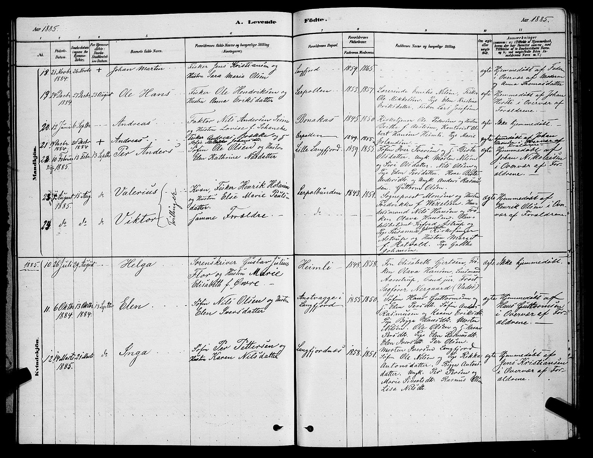 Tana sokneprestkontor, AV/SATØ-S-1334/H/Hb/L0003klokker: Parish register (copy) no. 3, 1878-1890