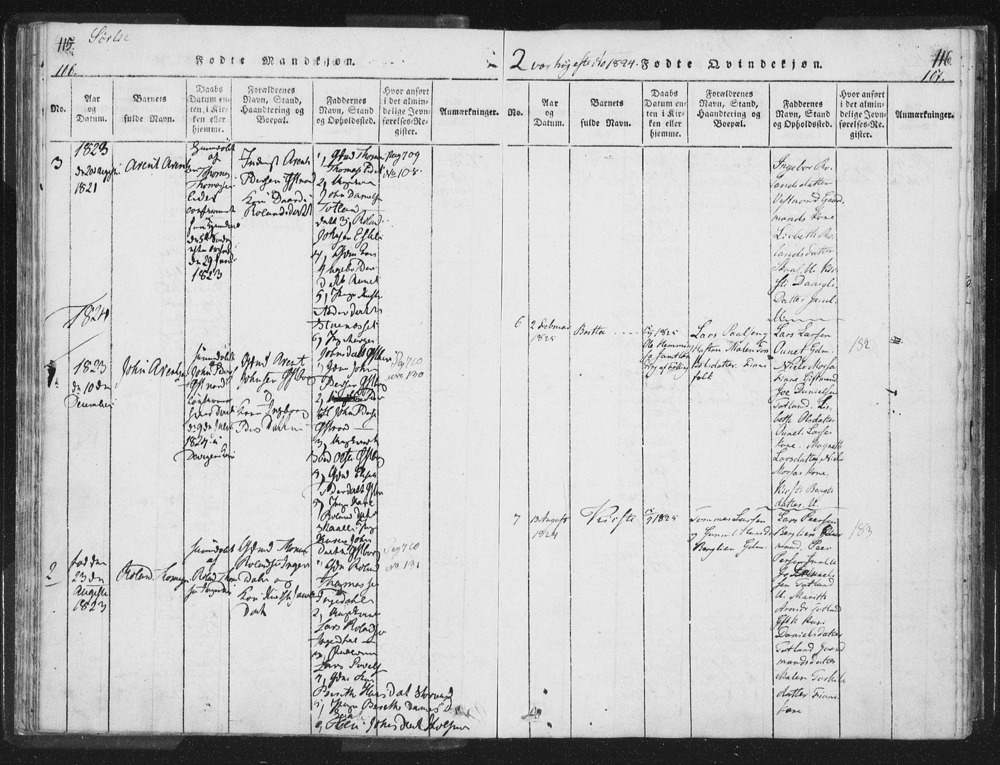 Ministerialprotokoller, klokkerbøker og fødselsregistre - Nord-Trøndelag, SAT/A-1458/755/L0491: Parish register (official) no. 755A01 /2, 1817-1864, p. 106-107