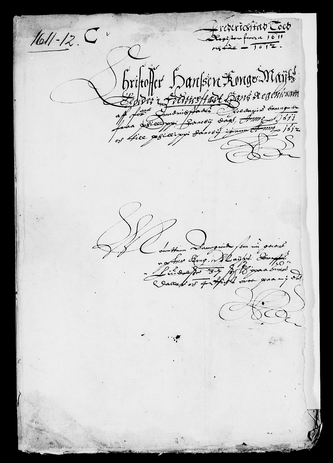 Rentekammeret inntil 1814, Reviderte regnskaper, Lensregnskaper, AV/RA-EA-5023/R/Rb/Rba/L0027: Akershus len, 1611-1612