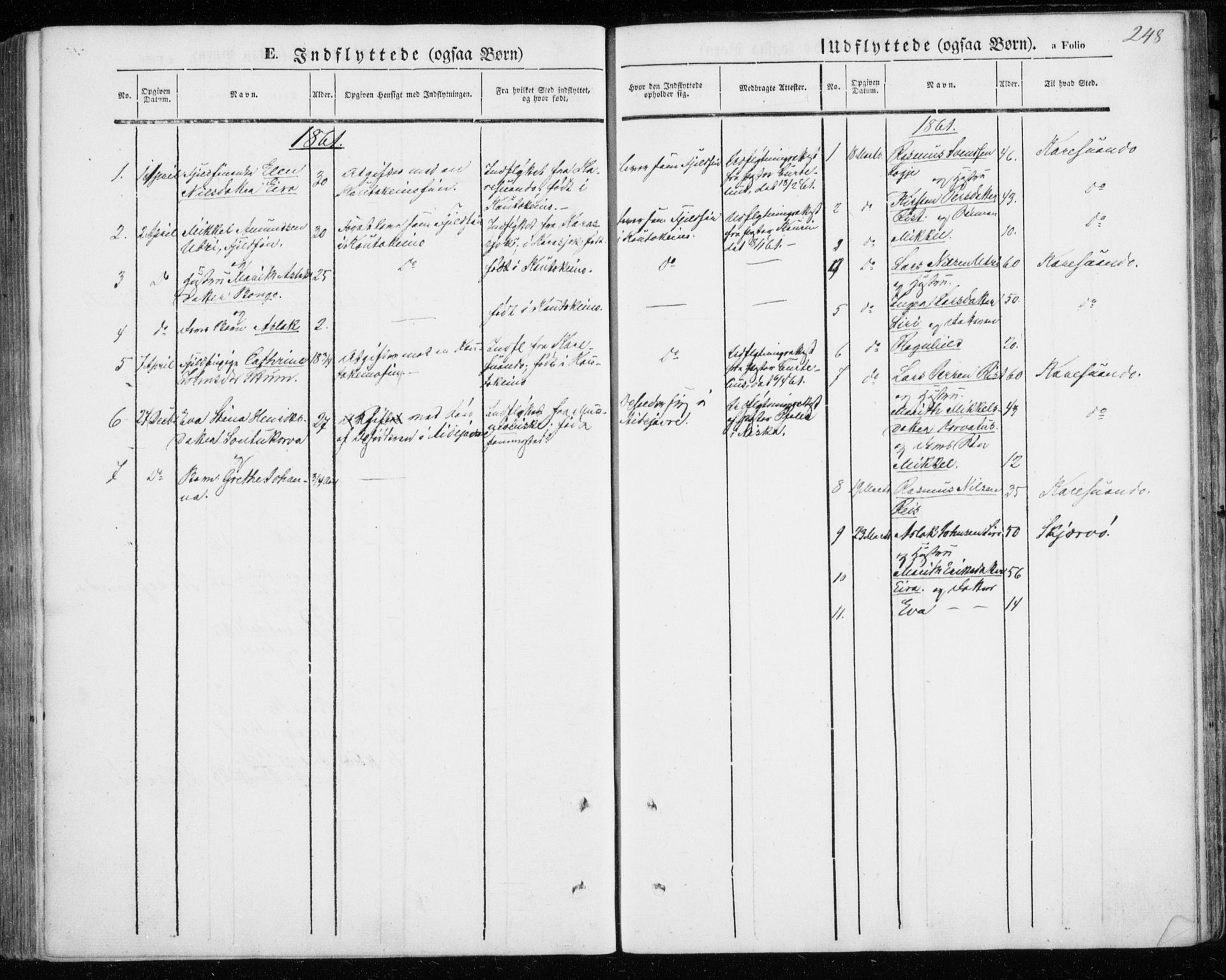 Kautokeino sokneprestembete, SATØ/S-1340/H/Ha/L0002.kirke: Parish register (official) no. 2, 1843-1861, p. 248