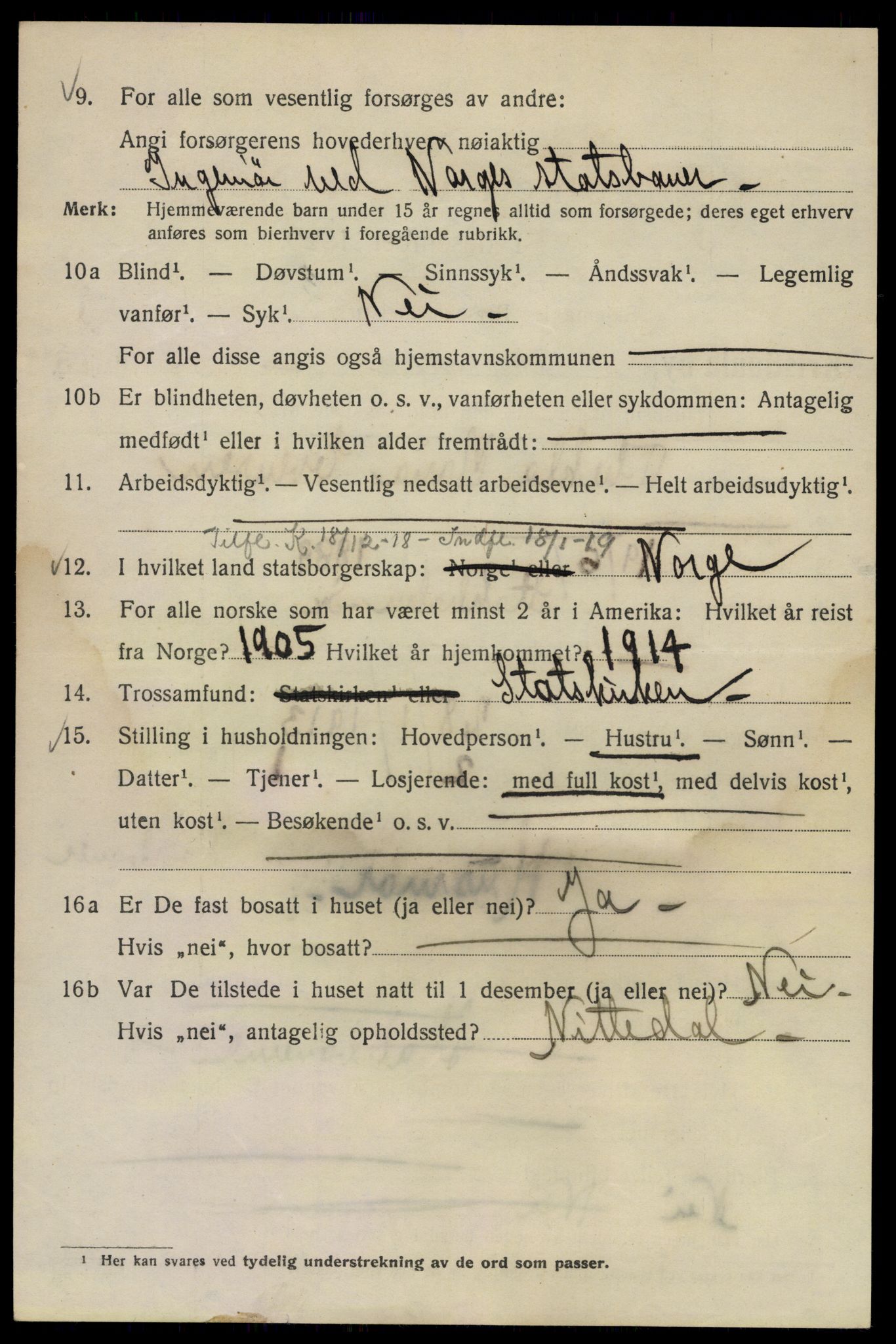 SAO, 1920 census for Kristiania, 1920, p. 140882