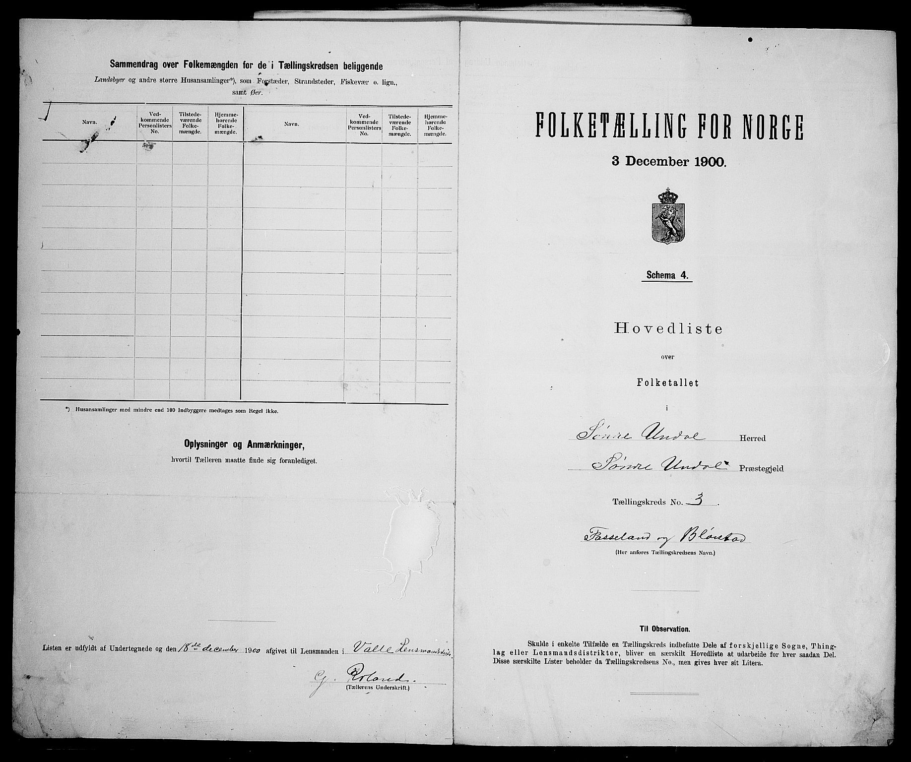 SAK, 1900 census for Sør-Audnedal, 1900, p. 20