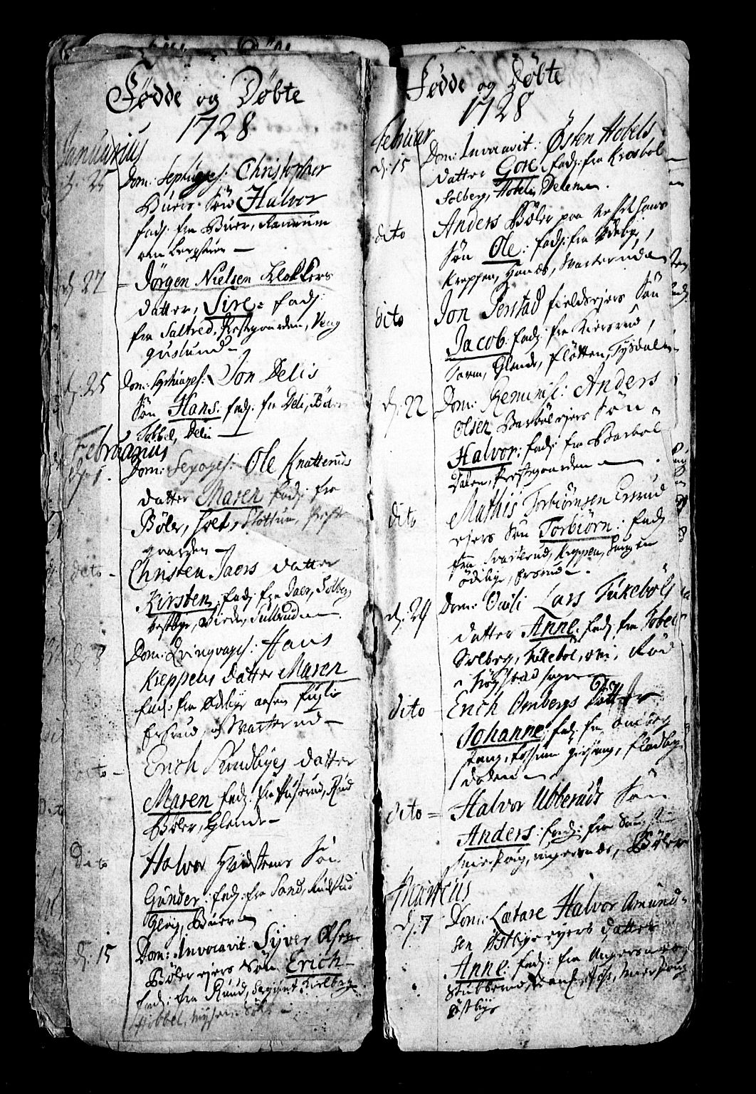 Enebakk prestekontor Kirkebøker, AV/SAO-A-10171c/F/Fa/L0001: Parish register (official) no. I 1, 1719-1754