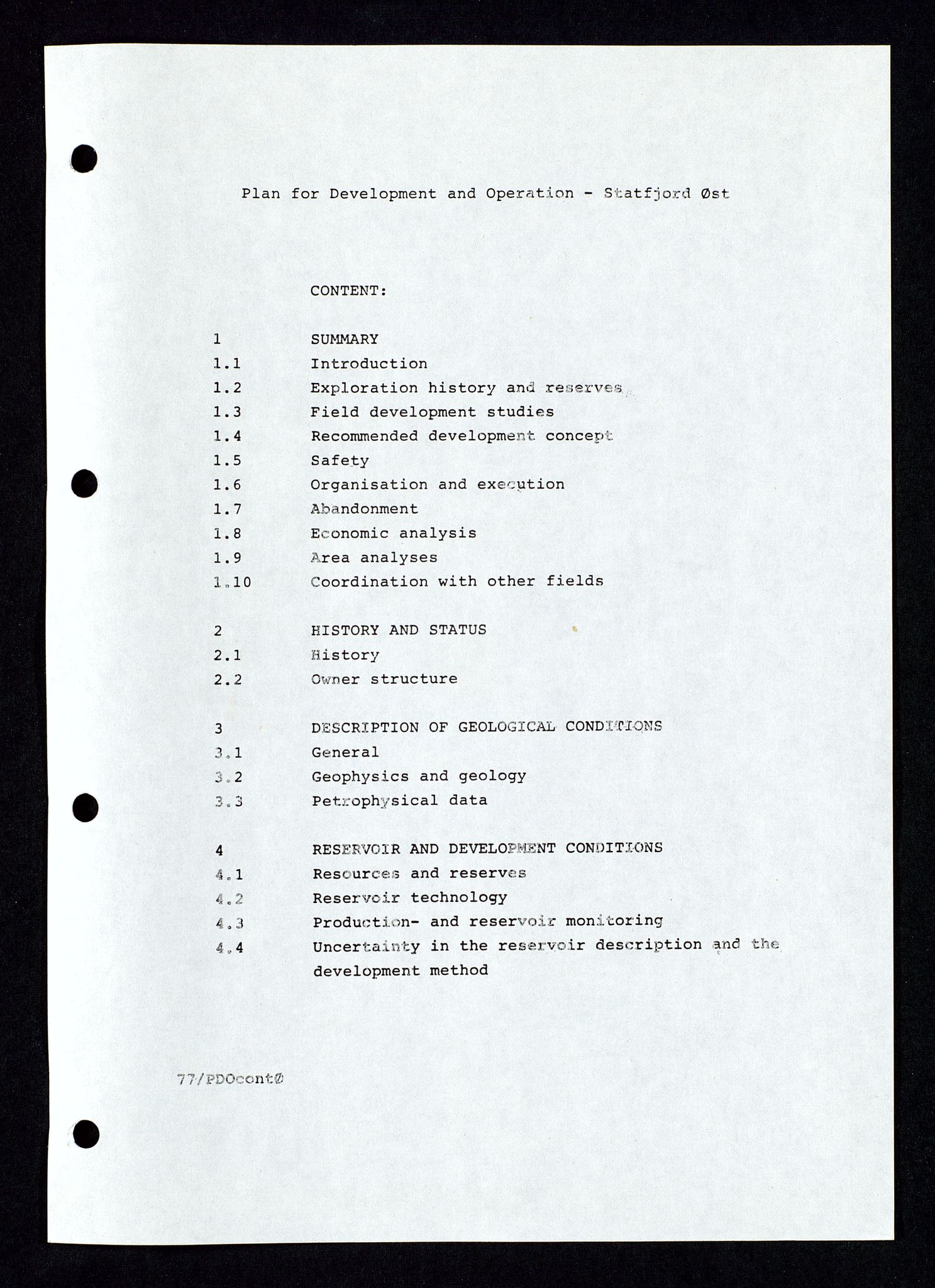 Pa 1339 - Statoil ASA, SAST/A-101656/0001/E/Ed/Eda/L0153: Administrasjon: Felt- og lisensadministrasjon. , 1989-1994, p. 4