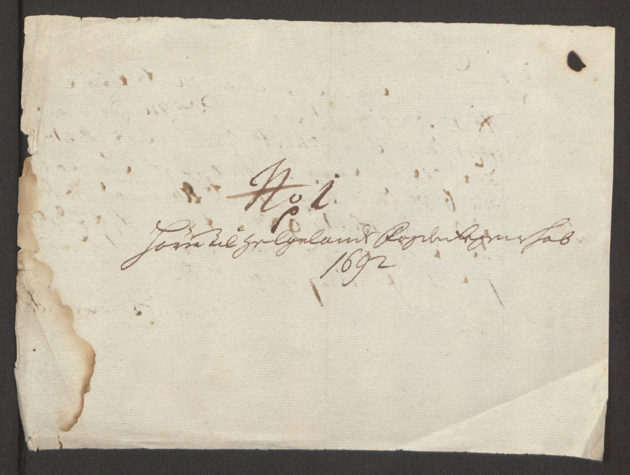 Rentekammeret inntil 1814, Reviderte regnskaper, Fogderegnskap, AV/RA-EA-4092/R65/L4504: Fogderegnskap Helgeland, 1691-1692, p. 314