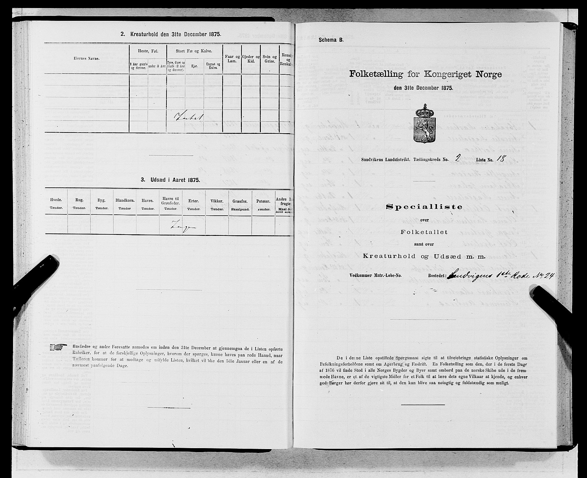 SAB, 1875 census for 1281L Bergen landdistrikt/Domkirken and Sandviken, 1875, p. 161