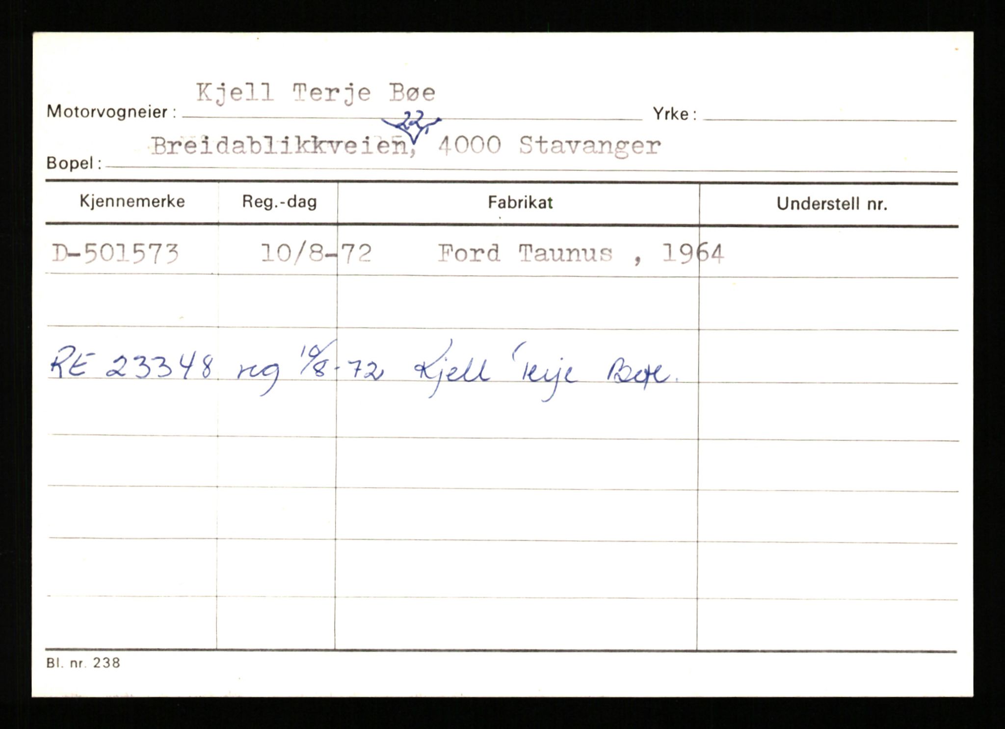 Stavanger trafikkstasjon, SAST/A-101942/0/G/L0012: Registreringsnummer: 363571 - 800000, 1930-1971, p. 293