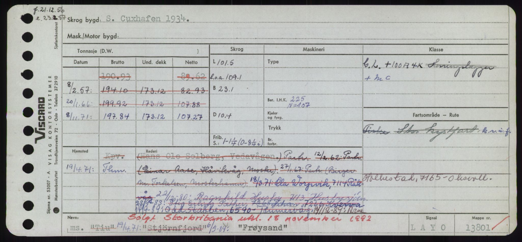 Sjøfartsdirektoratet med forløpere, Skipsmålingen, AV/RA-S-1627/H/Hd/L0011: Fartøy, Fla-Får, p. 577