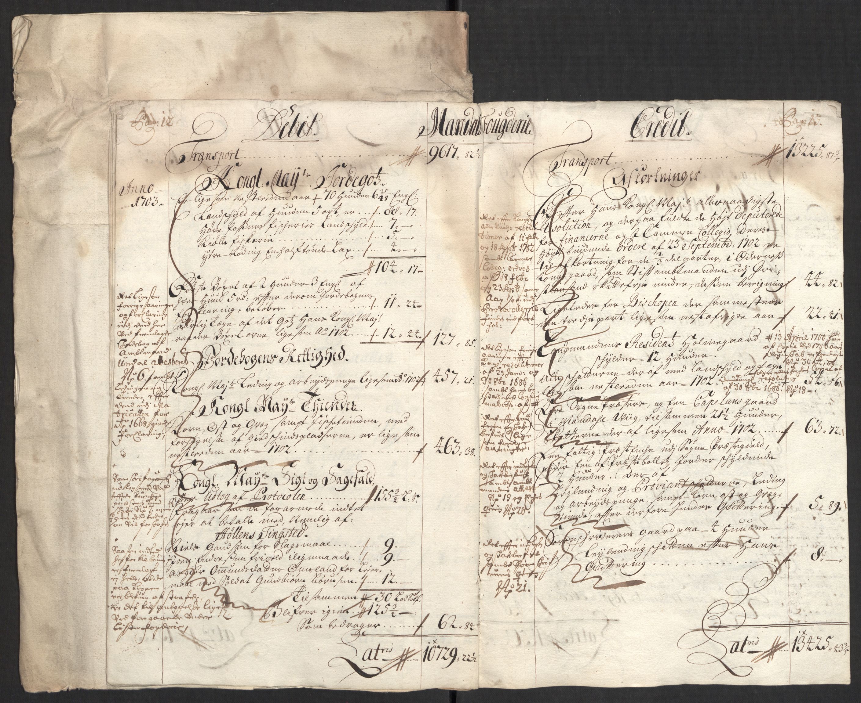 Rentekammeret inntil 1814, Reviderte regnskaper, Fogderegnskap, AV/RA-EA-4092/R43/L2550: Fogderegnskap Lista og Mandal, 1703-1704, p. 17