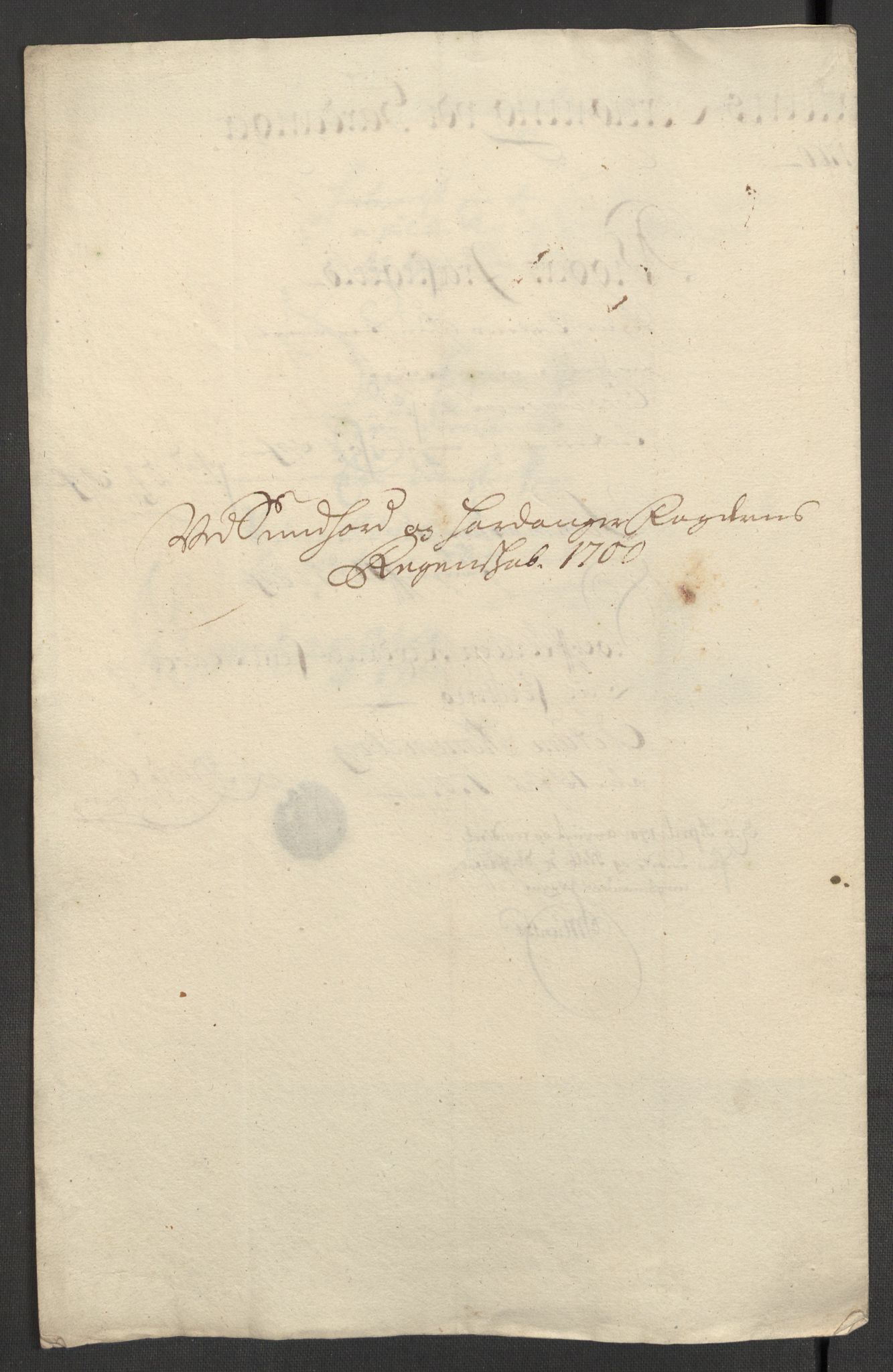 Rentekammeret inntil 1814, Reviderte regnskaper, Fogderegnskap, AV/RA-EA-4092/R48/L2979: Fogderegnskap Sunnhordland og Hardanger, 1700-1701, p. 219