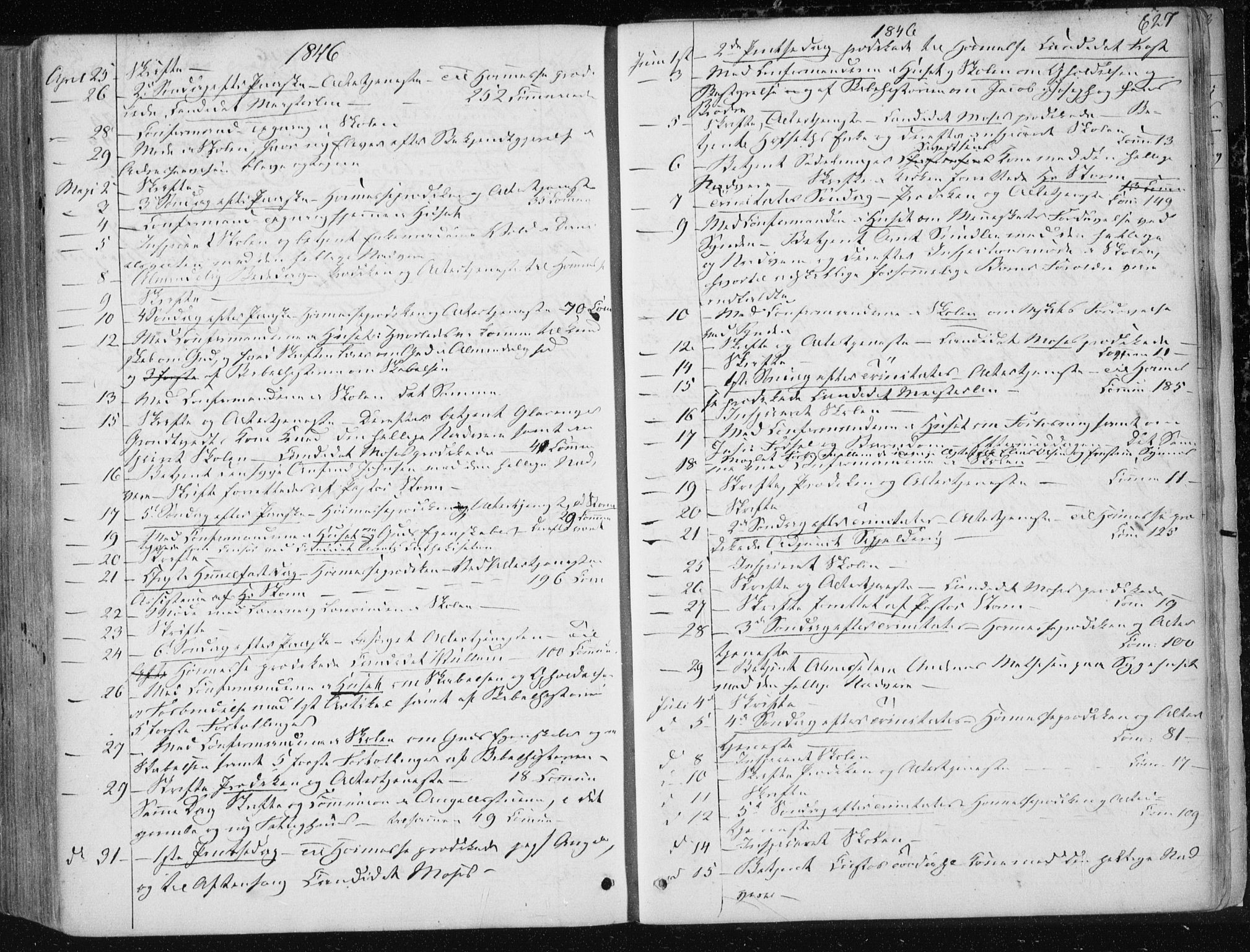Ministerialprotokoller, klokkerbøker og fødselsregistre - Sør-Trøndelag, SAT/A-1456/601/L0049: Parish register (official) no. 601A17, 1839-1847, p. 627