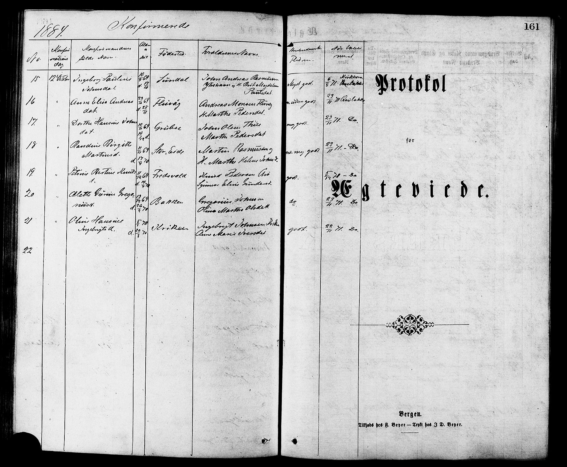 Ministerialprotokoller, klokkerbøker og fødselsregistre - Møre og Romsdal, AV/SAT-A-1454/501/L0007: Parish register (official) no. 501A07, 1868-1884, p. 161