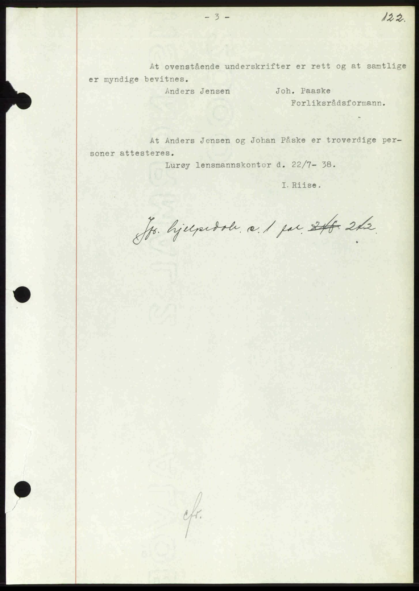 Rana sorenskriveri , SAT/A-1108/1/2/2C: Mortgage book no. A 6, 1939-1940, Diary no: : 1024/1939