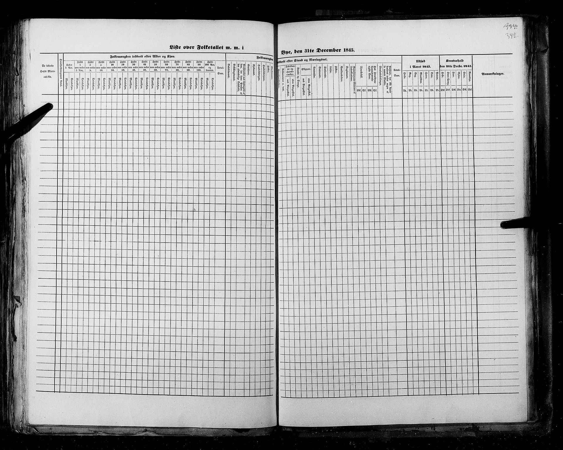 RA, Census 1845, vol. 11: Cities, 1845, p. 342