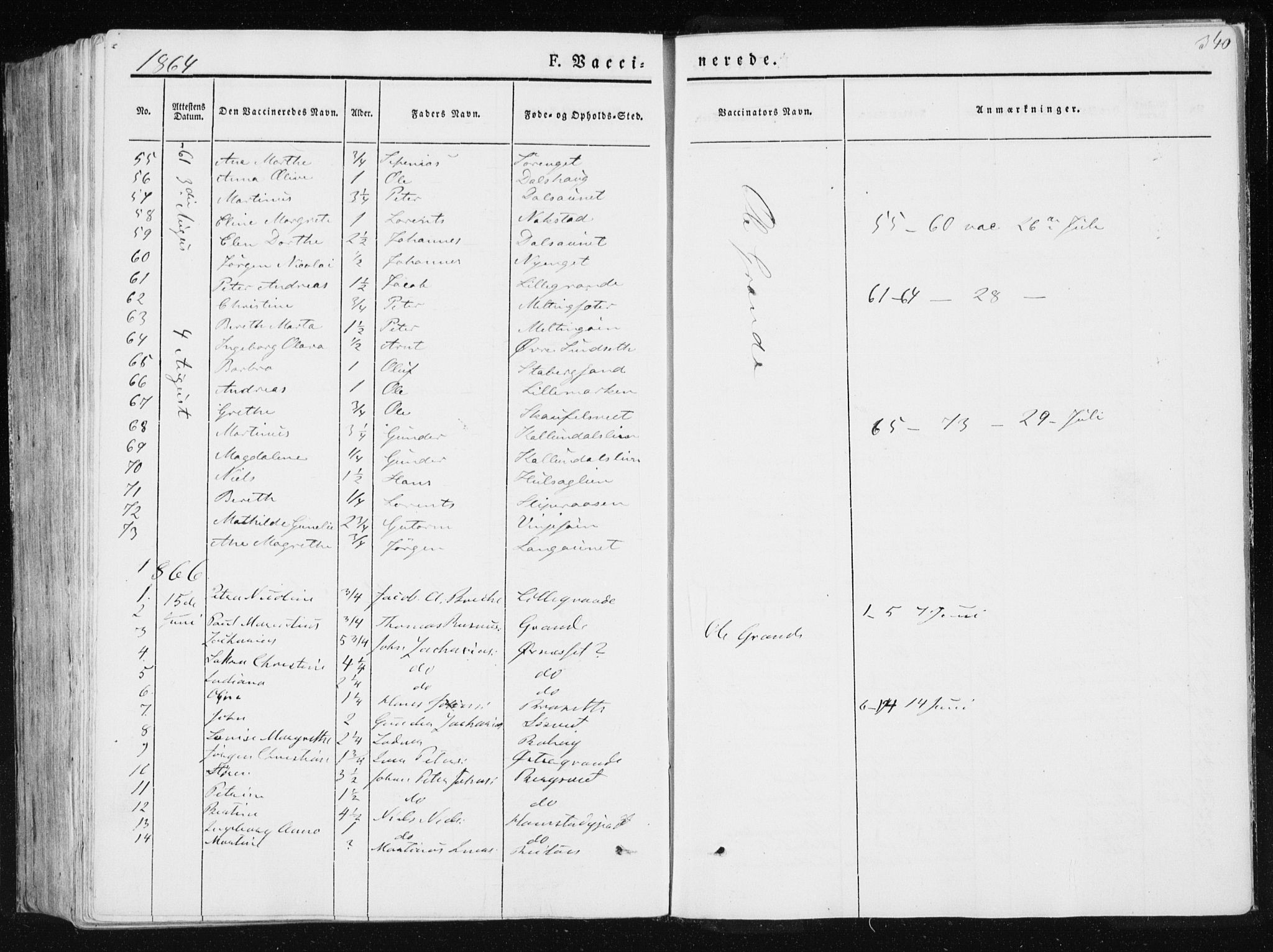 Ministerialprotokoller, klokkerbøker og fødselsregistre - Nord-Trøndelag, SAT/A-1458/733/L0323: Parish register (official) no. 733A02, 1843-1870, p. 340