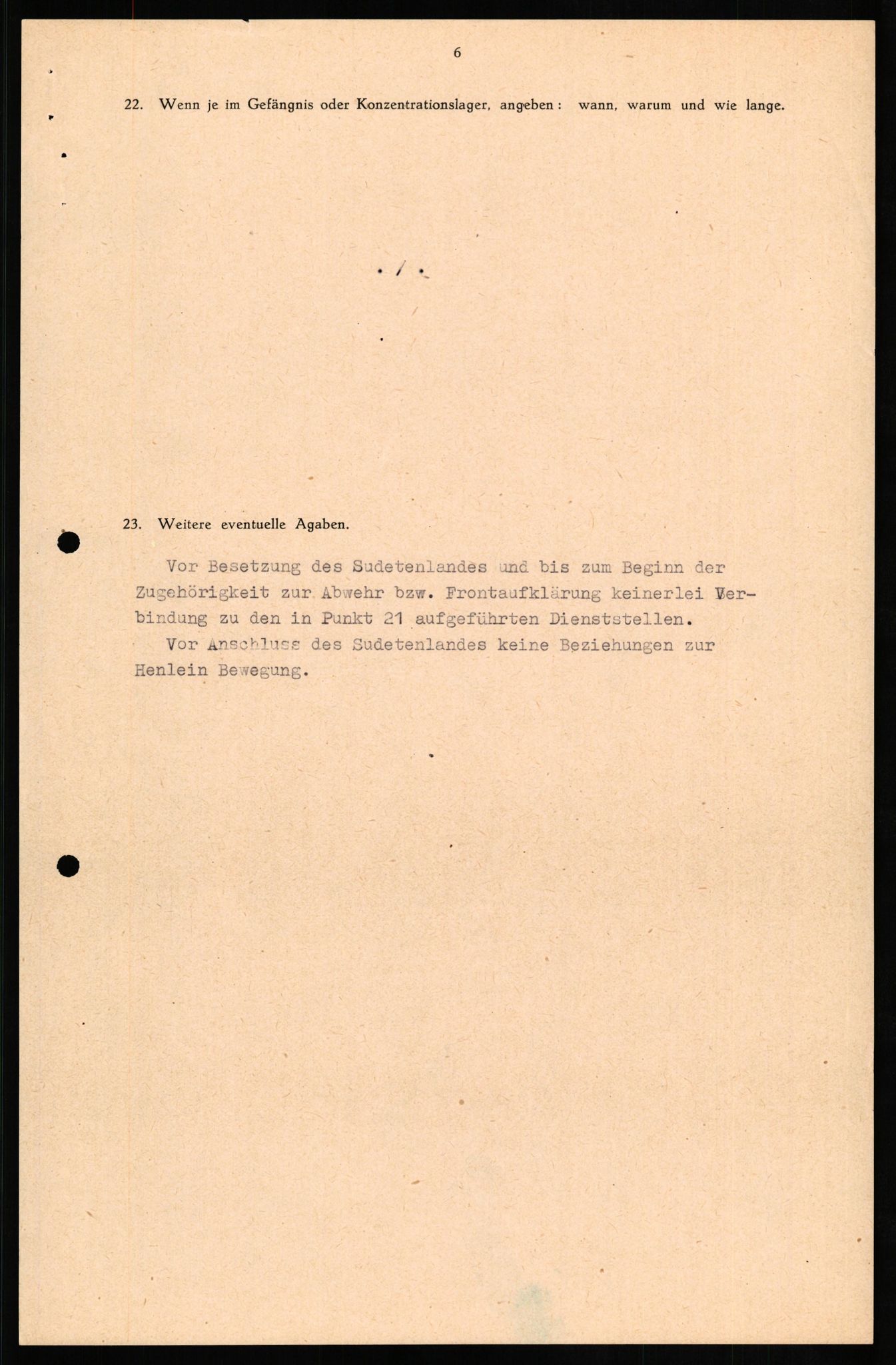 Forsvaret, Forsvarets overkommando II, AV/RA-RAFA-3915/D/Db/L0018: CI Questionaires. Tyske okkupasjonsstyrker i Norge. Tyskere., 1945-1946, p. 351