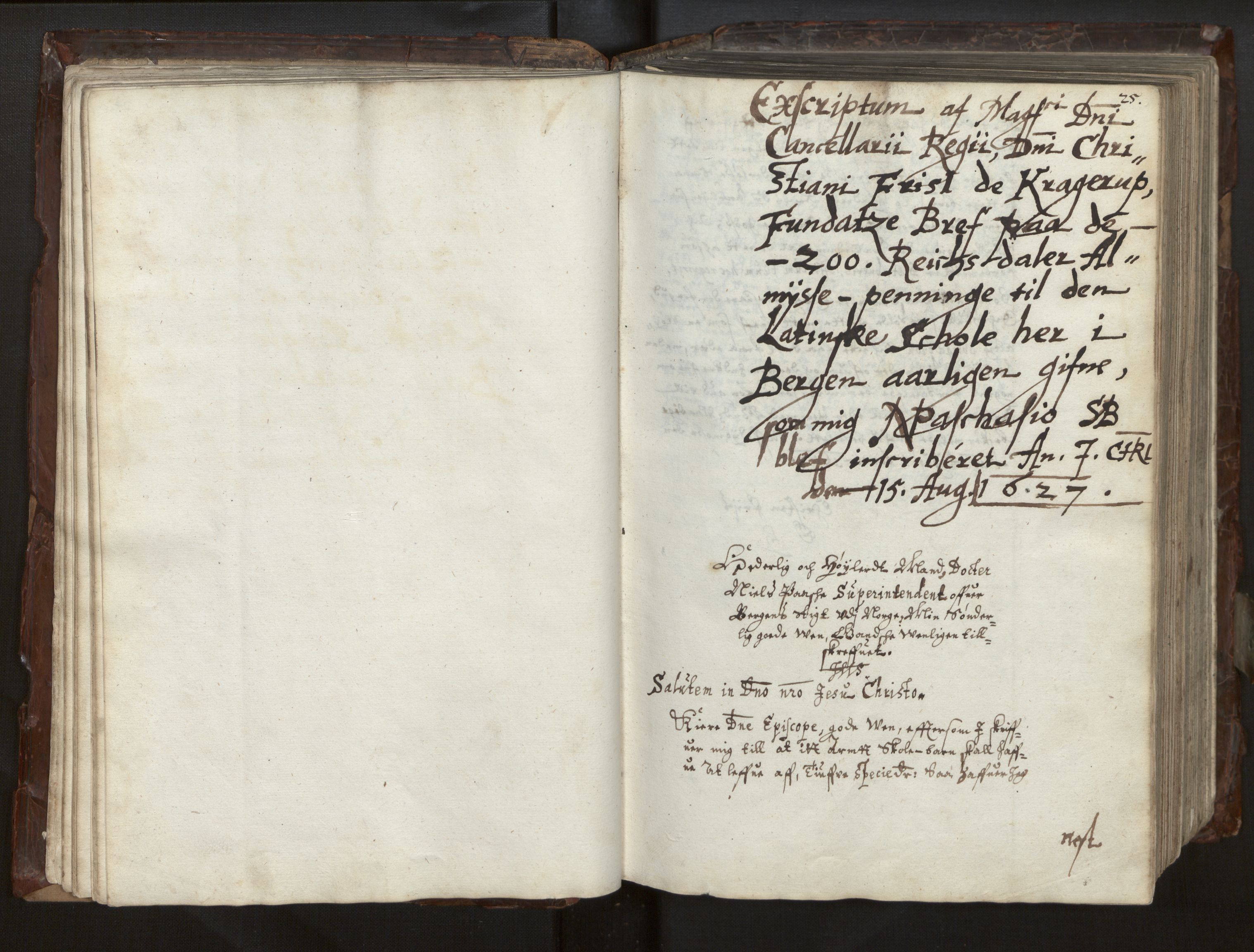 Bjørgvin biskop, AV/SAB-A-5601/Ga/L0014: Jordebøker for geistleg gods og andre rekneskapsprotokollar, 1609-1737, p. 24b-25a