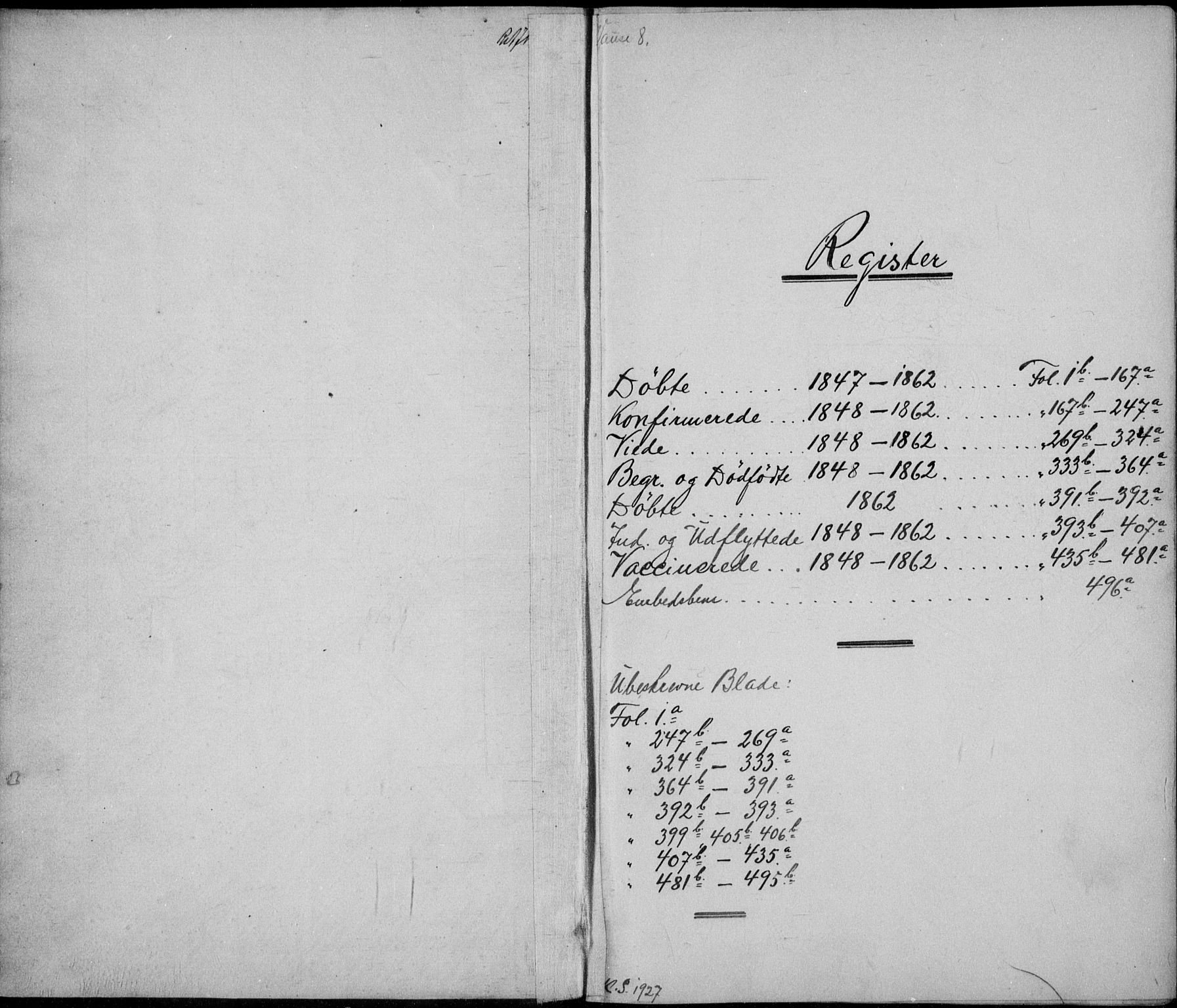 Lista sokneprestkontor, AV/SAK-1111-0027/F/Fb/L0002: Parish register (copy) no. B 2, 1847-1862